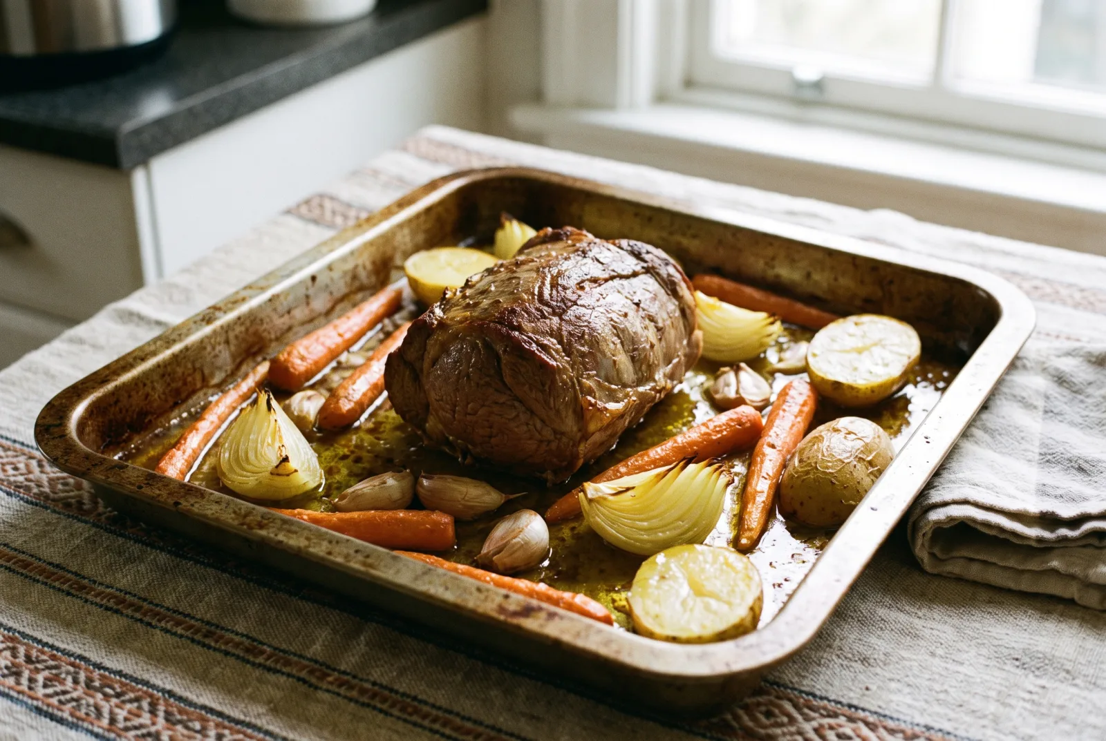 Dana Rosto — Oven-Roasted Beef with Vegetables