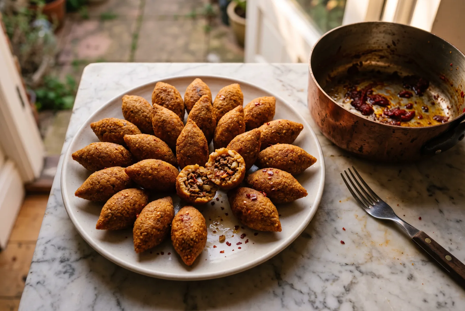 İçli Köfte (Turkish Stuffed Bulgur Dumplings)