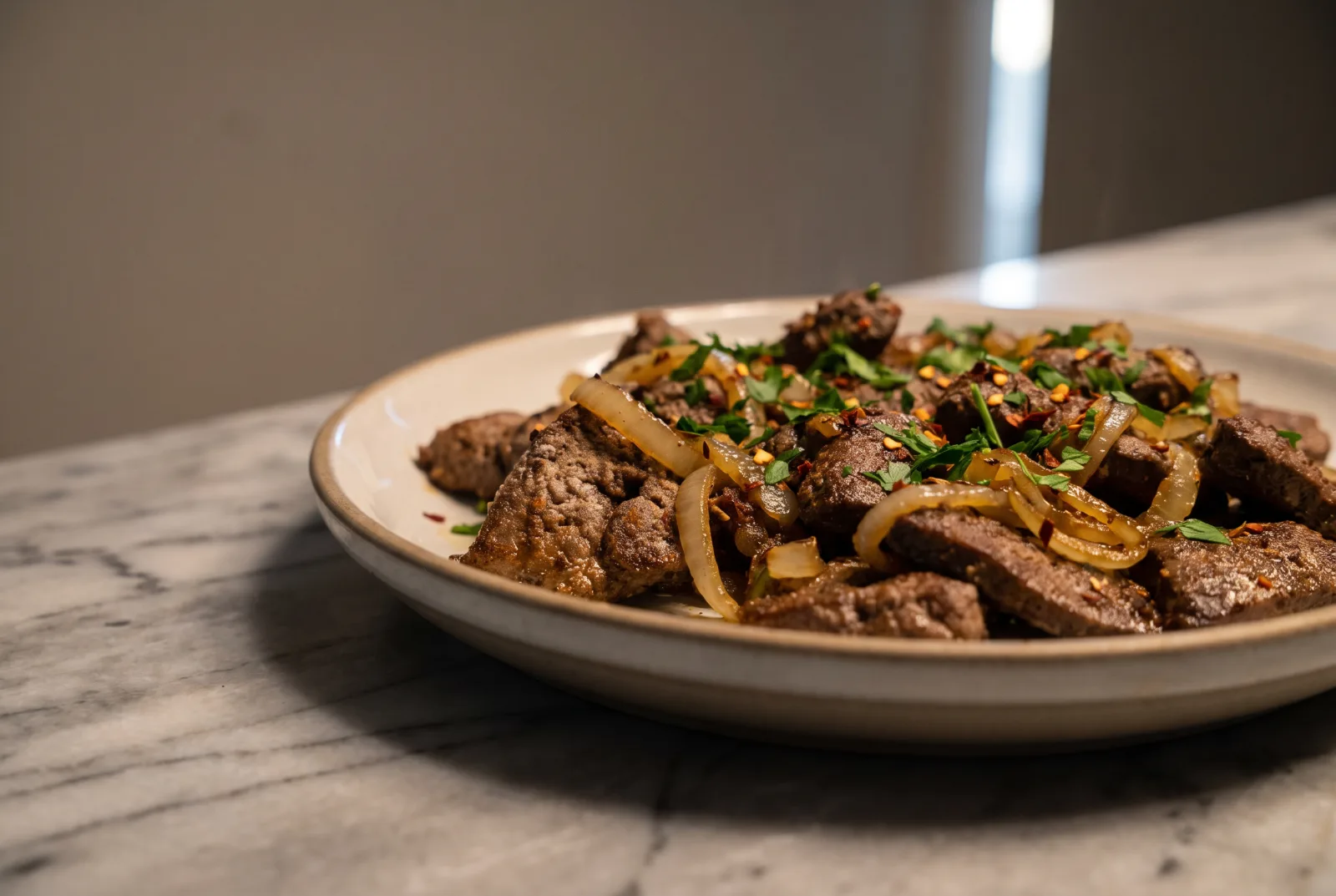 Arnavut Ciğeri (Classic Albanian-Style Pan-Fried Liver)