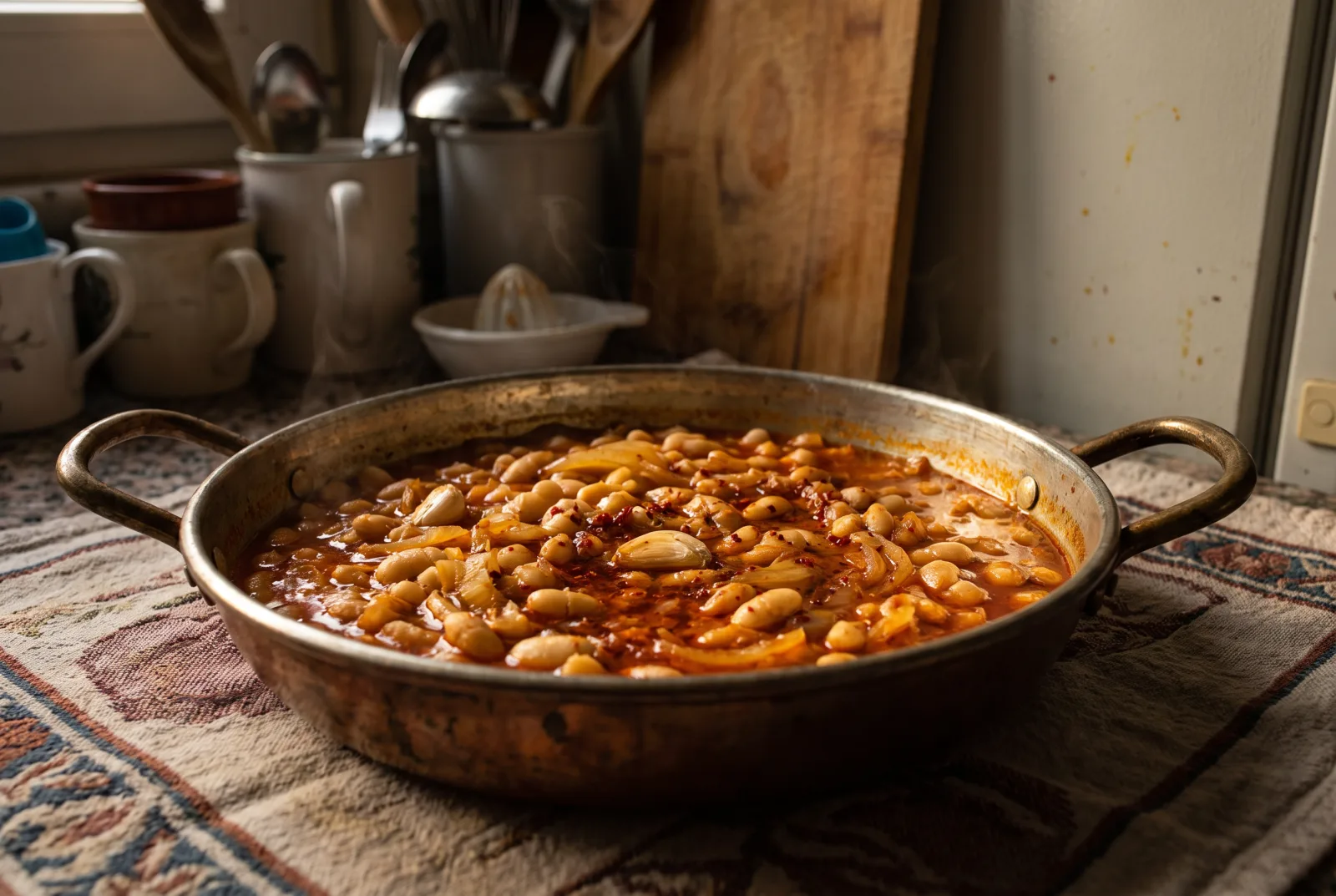 Kuru Fasulye — Meatless Turkish Bean Stew with Olive Oil