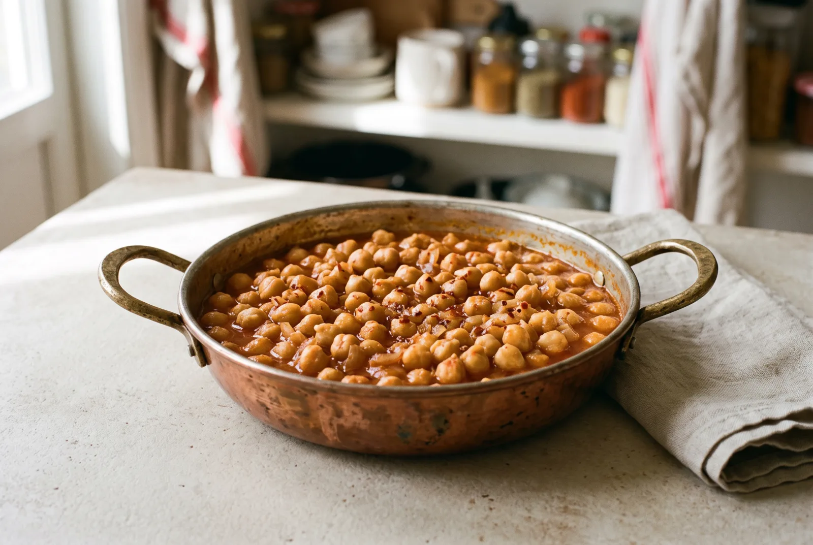 Meatless Turkish Chickpea Stew with Olive Oil