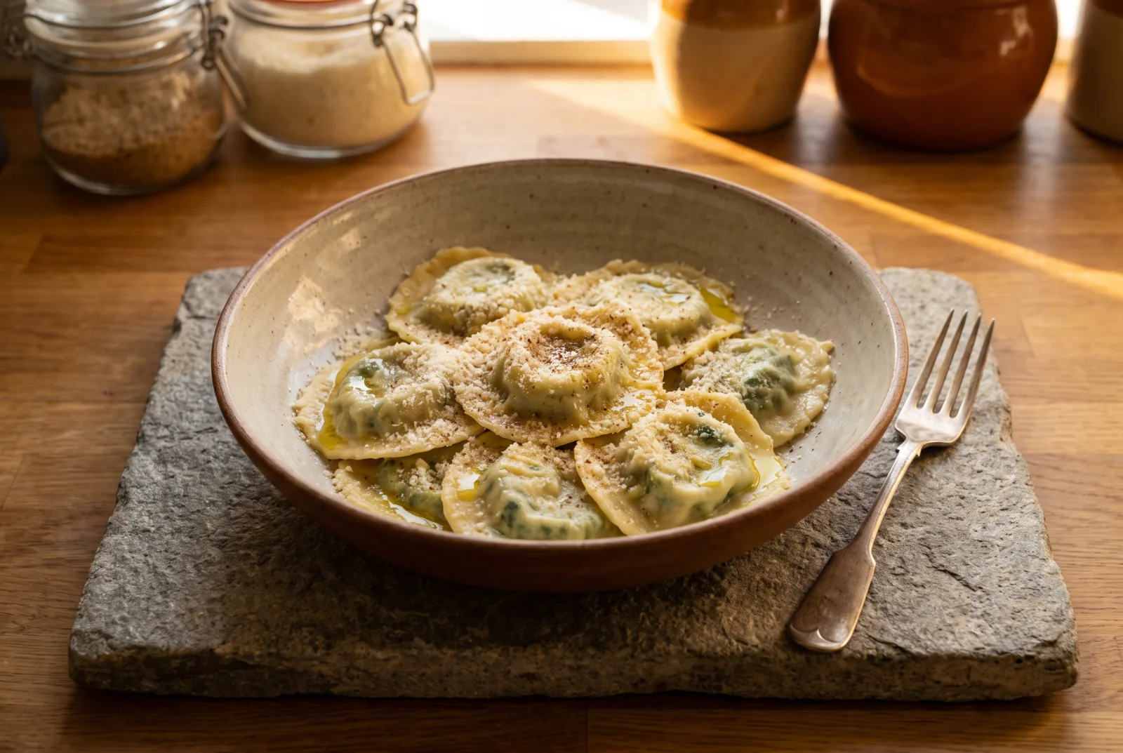 Spinach Ravioli | Filled Italian Pasta