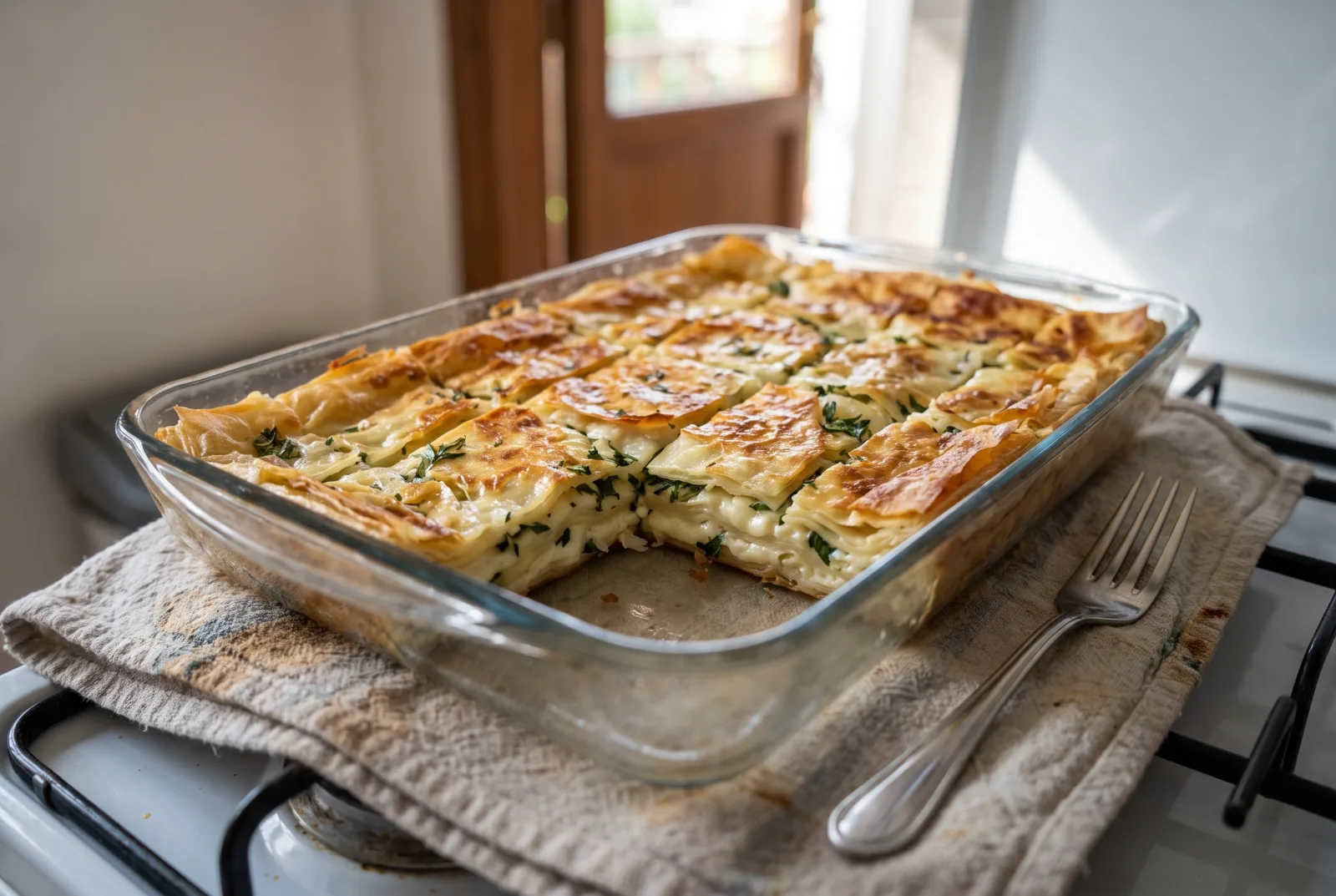 Su Böreği (Turkish Layered Cheese Pastry)