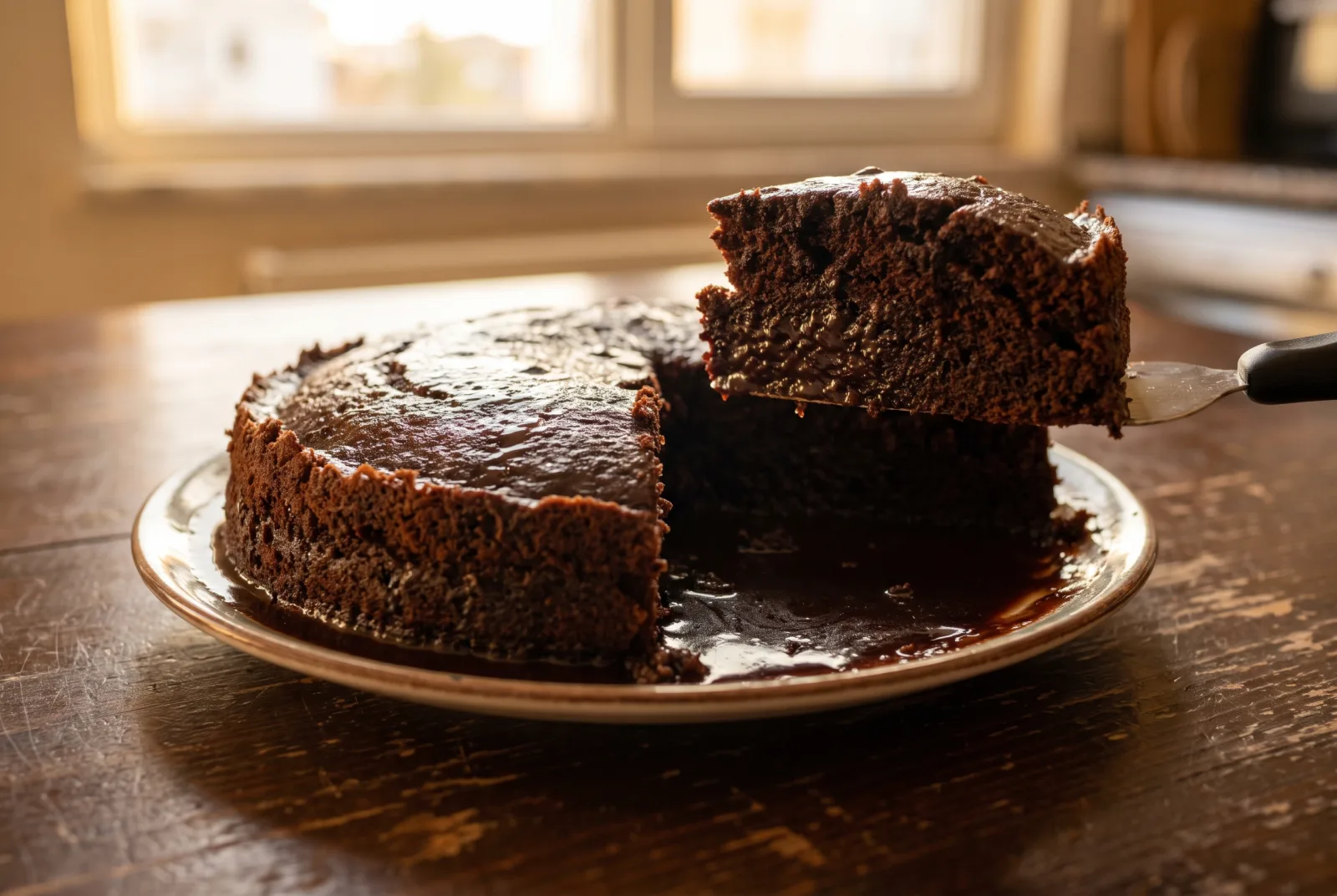 Kakaolu Islak Kek (Turkish Chocolate Poke Cake) | Easy Homemade Cake