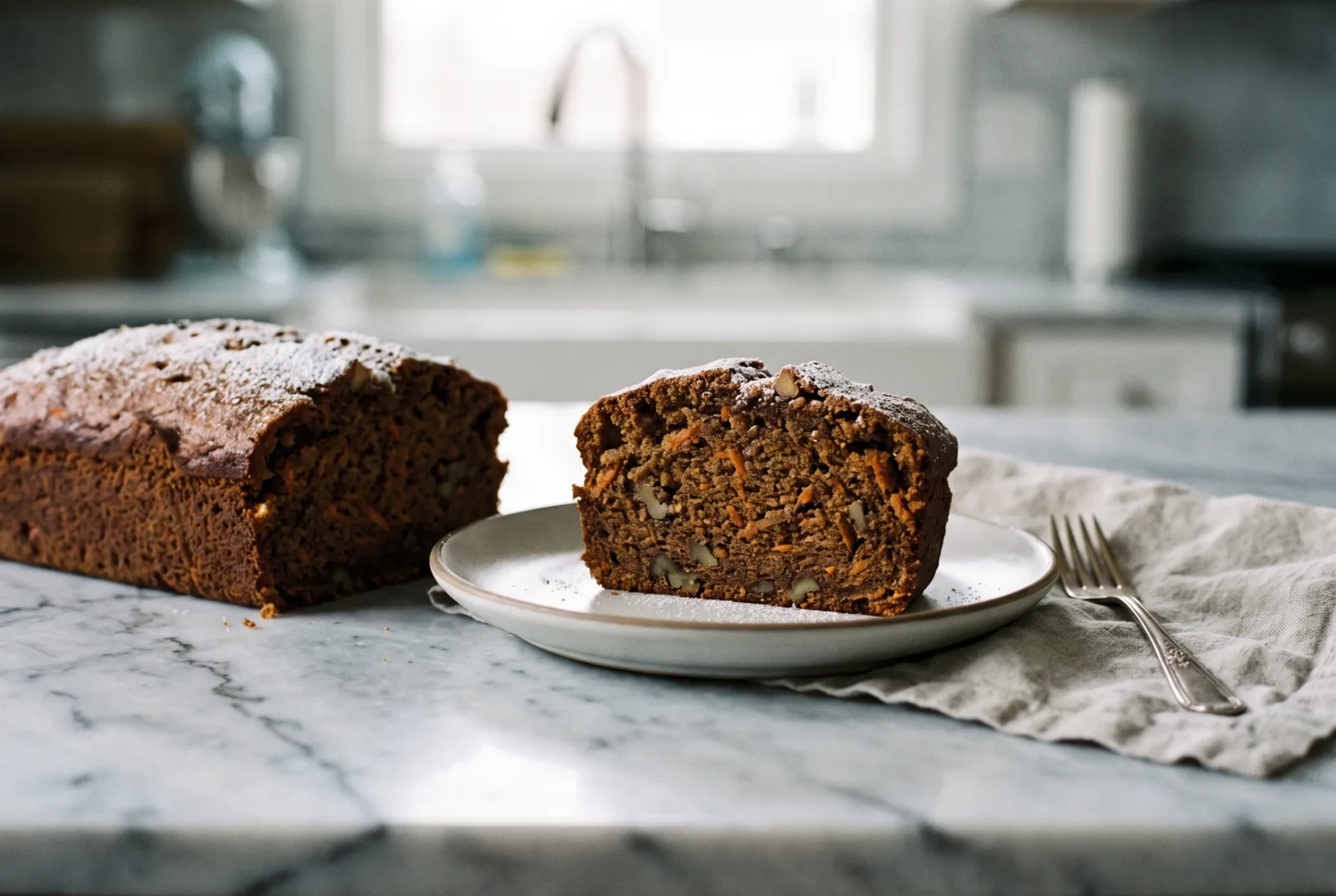 Havuçlu Cevizli Kek (Turkish Carrot Walnut Cake) | Cinnamon-Spiced