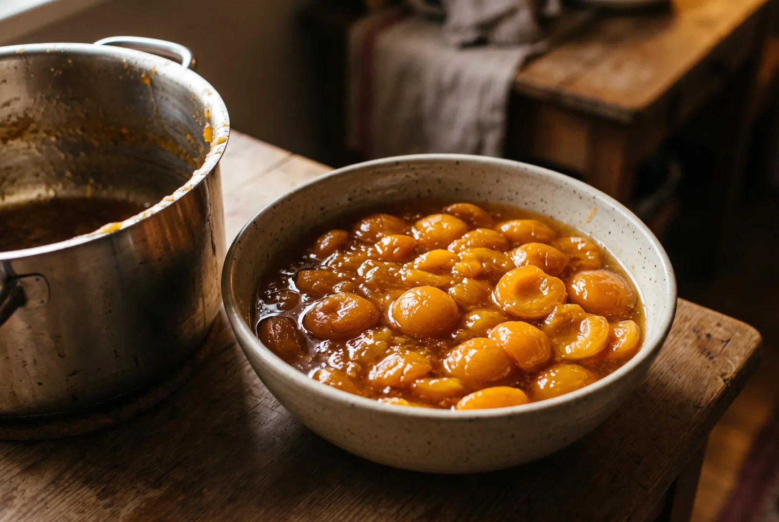 Homemade Apricot Preserves | Chunky Style