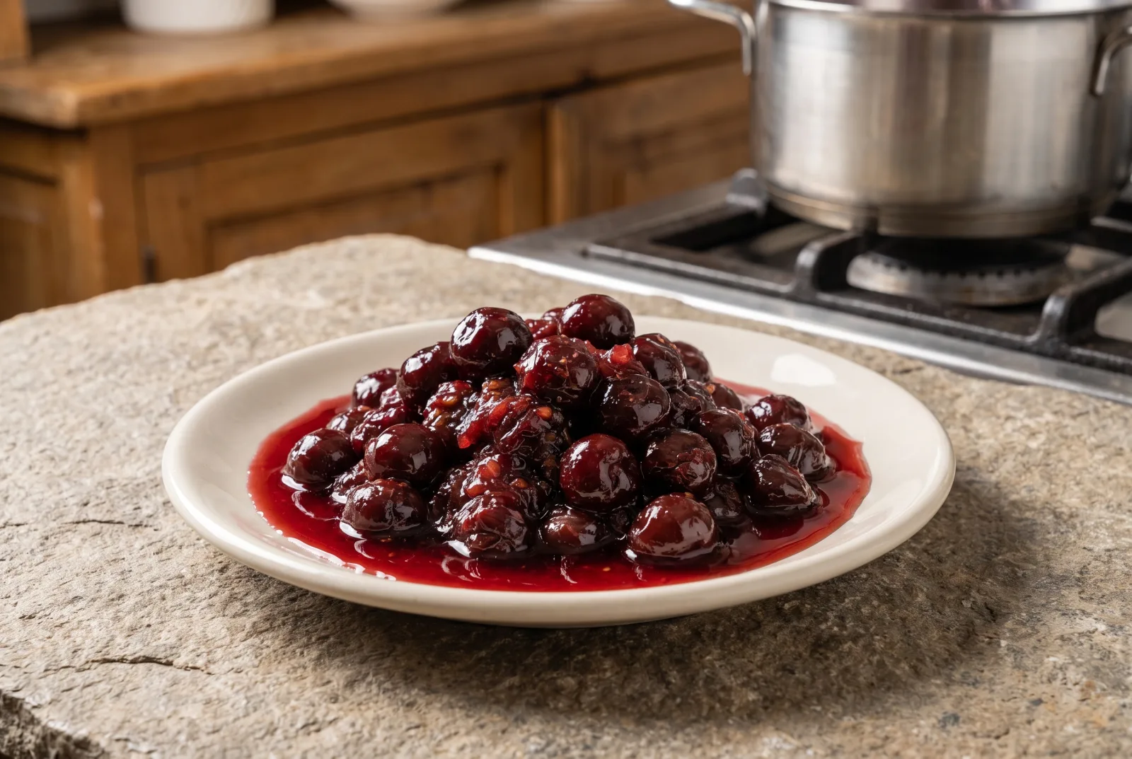 Sour-Sweet Homemade Sour Cherry Preserves