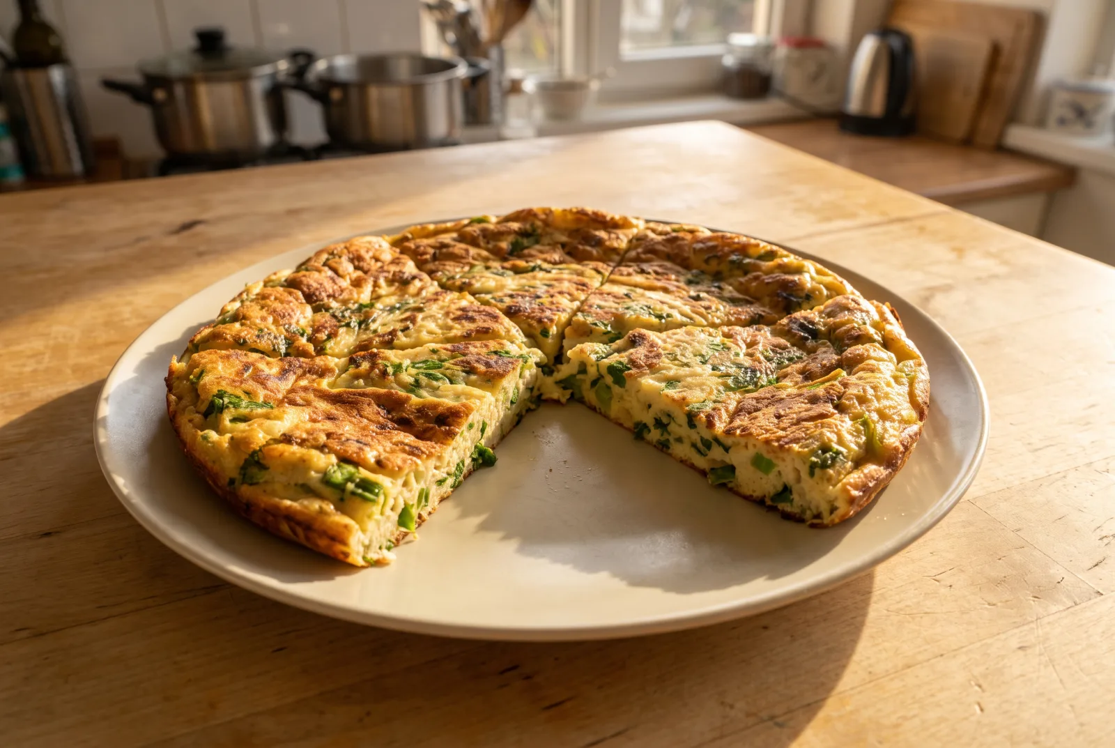 Kaygana | Turkish Parsley Egg Pancake
