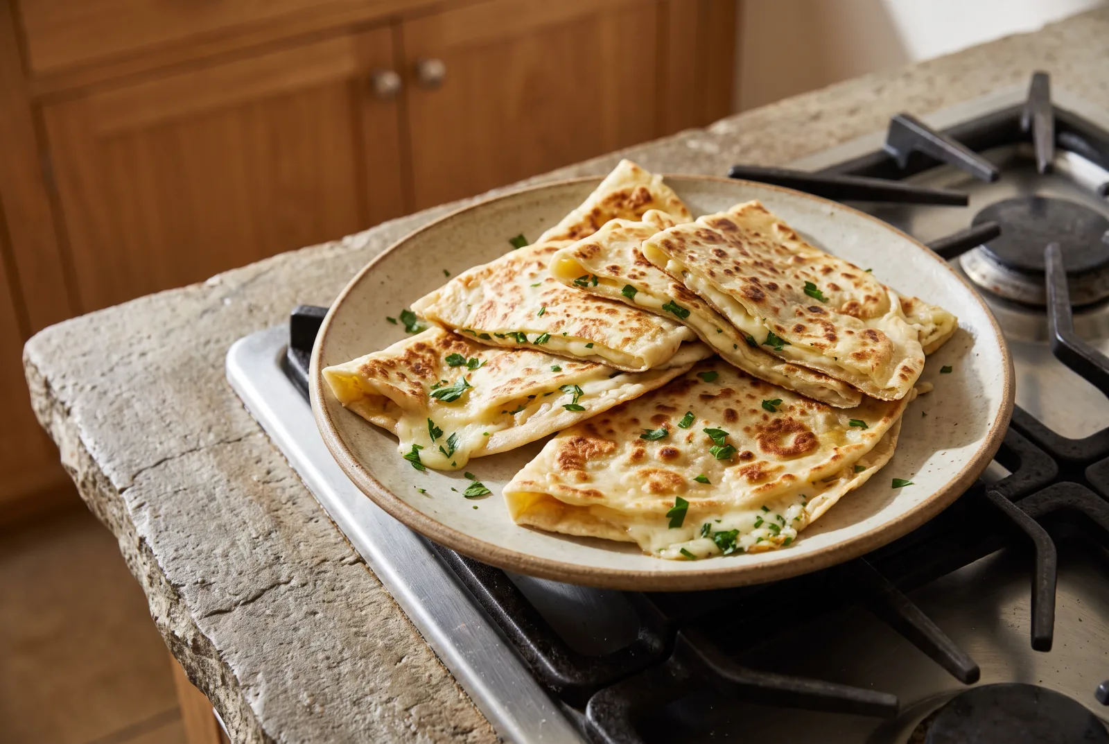 Savory Cheese-Filled Crêpes | Skillet Crepes