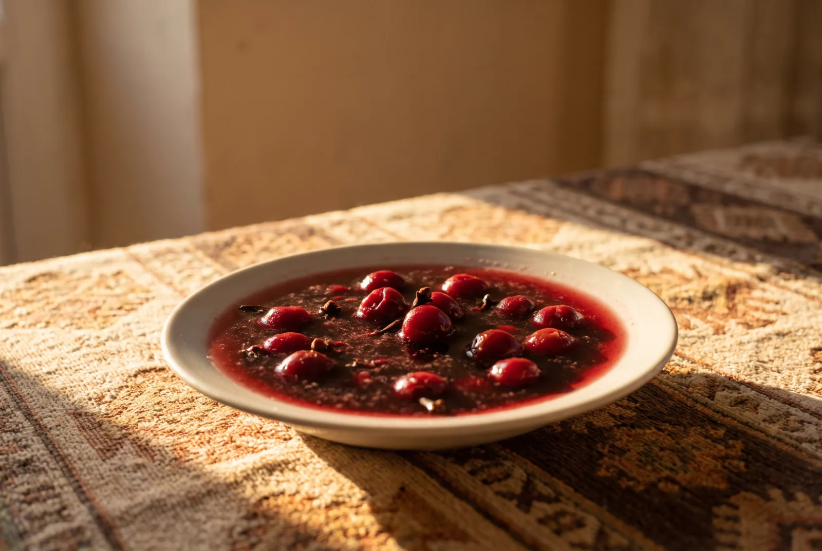 Vişne Şerbeti | Traditional Sour Cherry Drink with Cloves