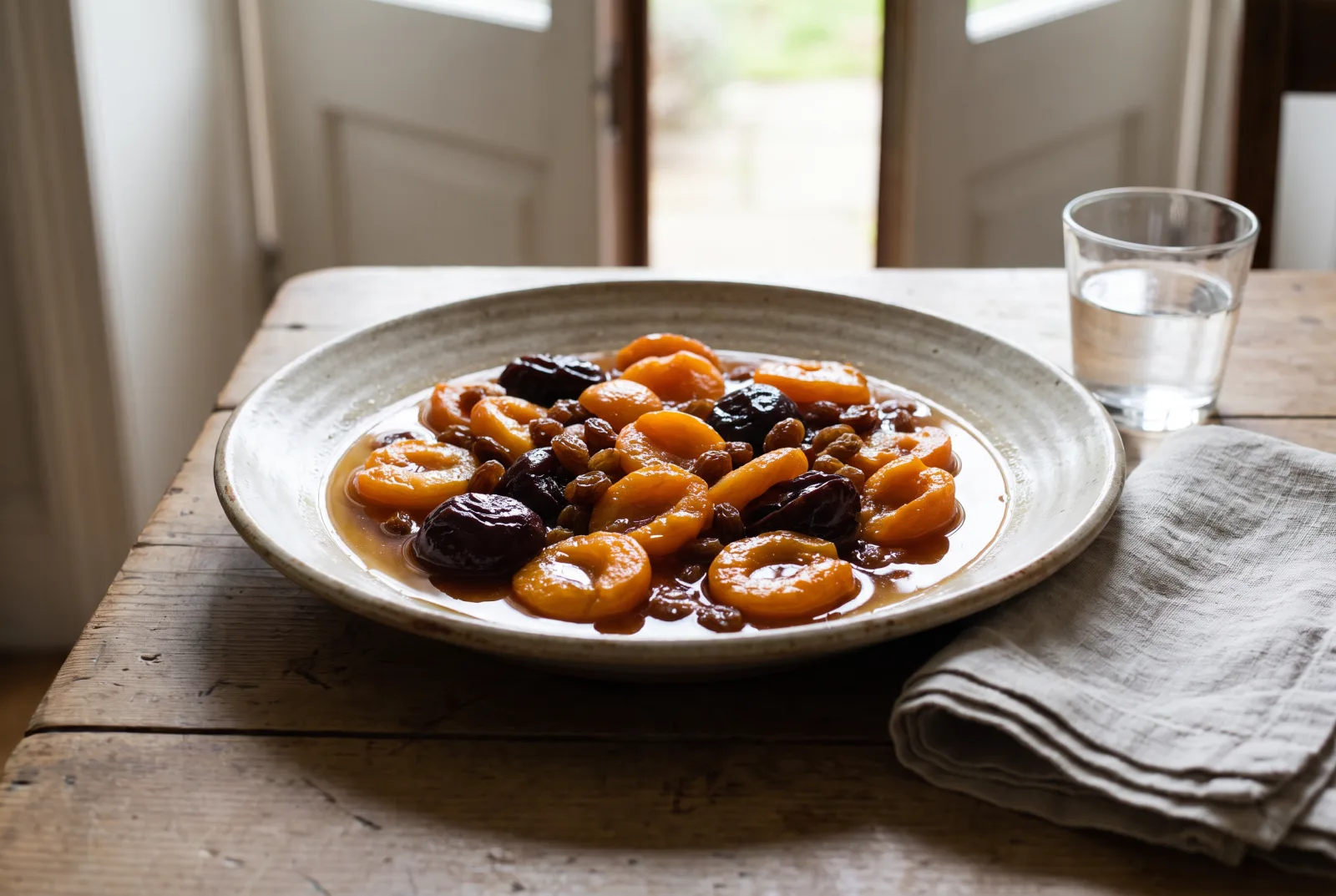 Traditional Dried Fruit Compote | Apricot and Plum