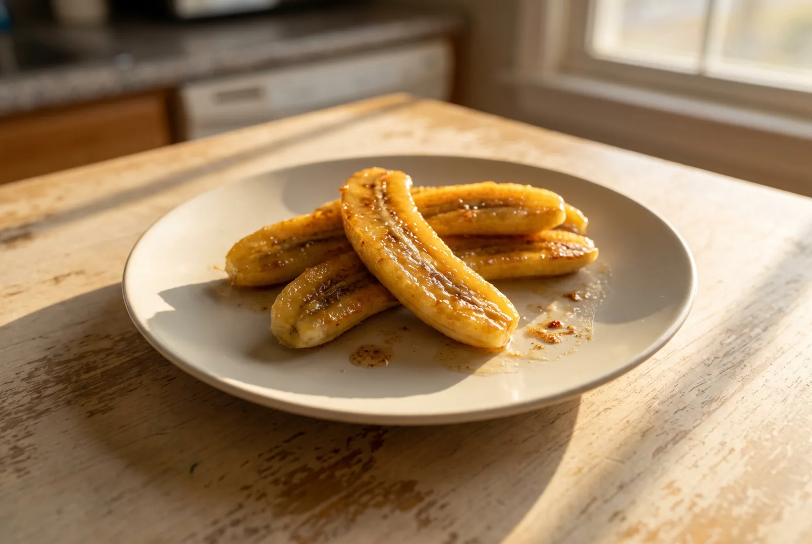 Skillet Caramelized Bananas with Cinnamon