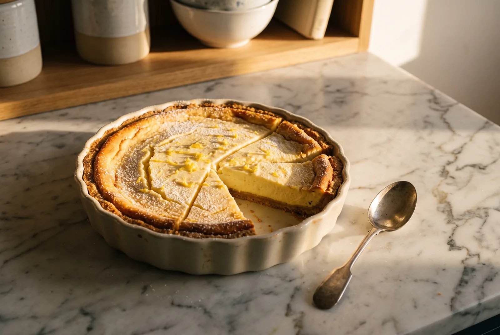 Chilled No-Bake Lemon Cheesecake