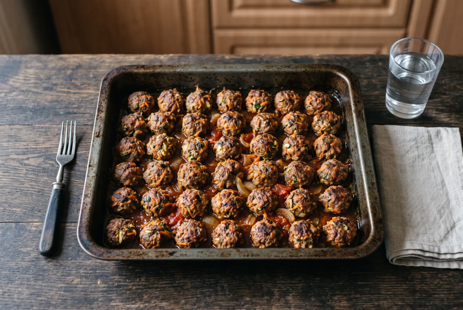 Oven-Baked Mini Meatballs with Hidden Vegetables | For Kids