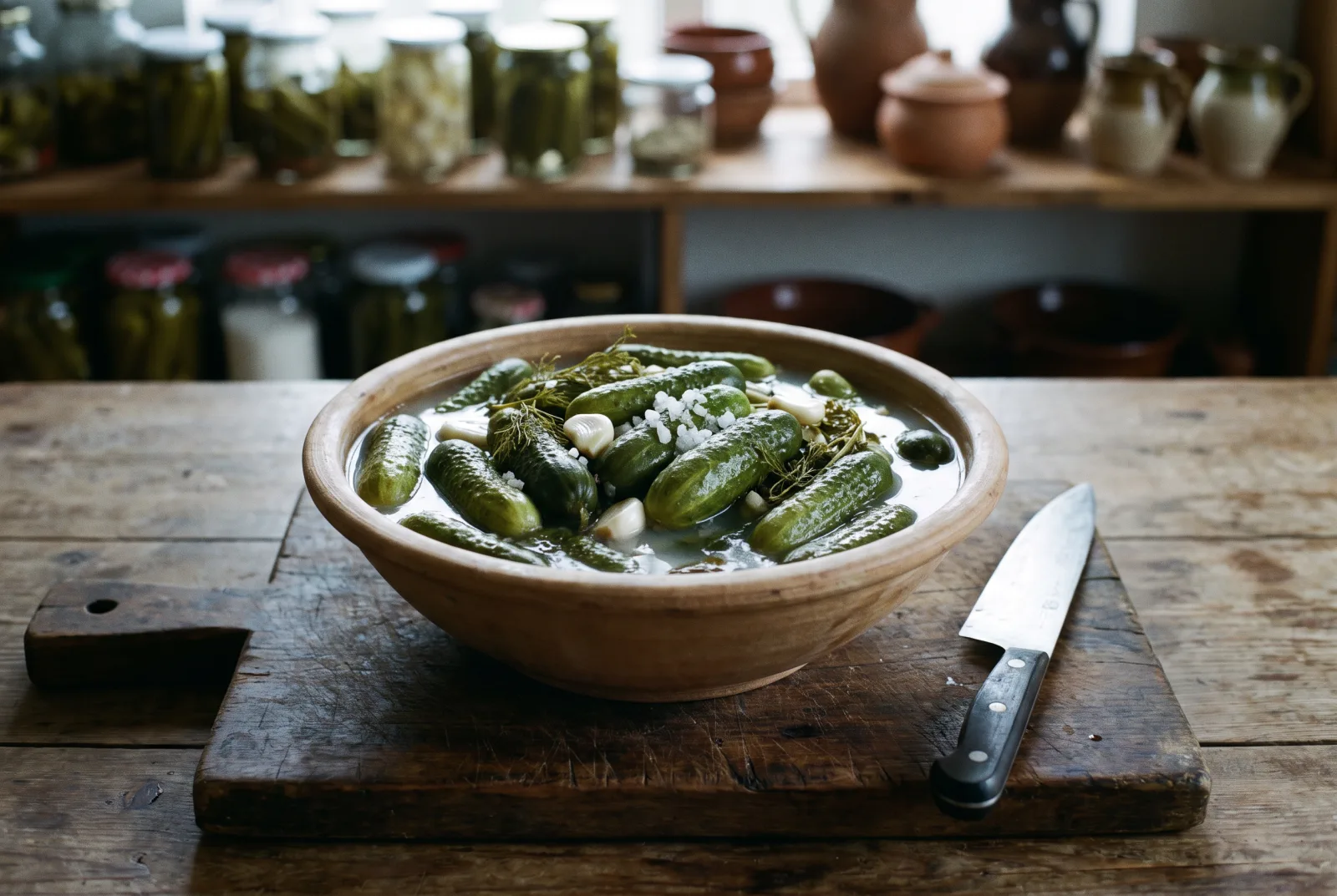 Pickled Cucumbers | Homemade Vinegar Pickles