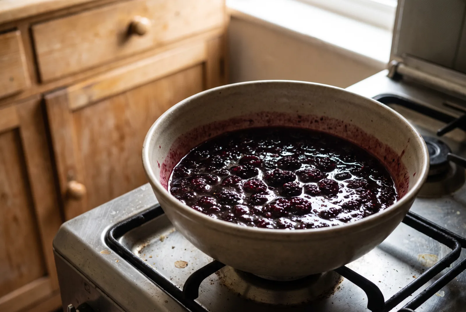 Blackberry Jam | Homemade Thick Preserve
