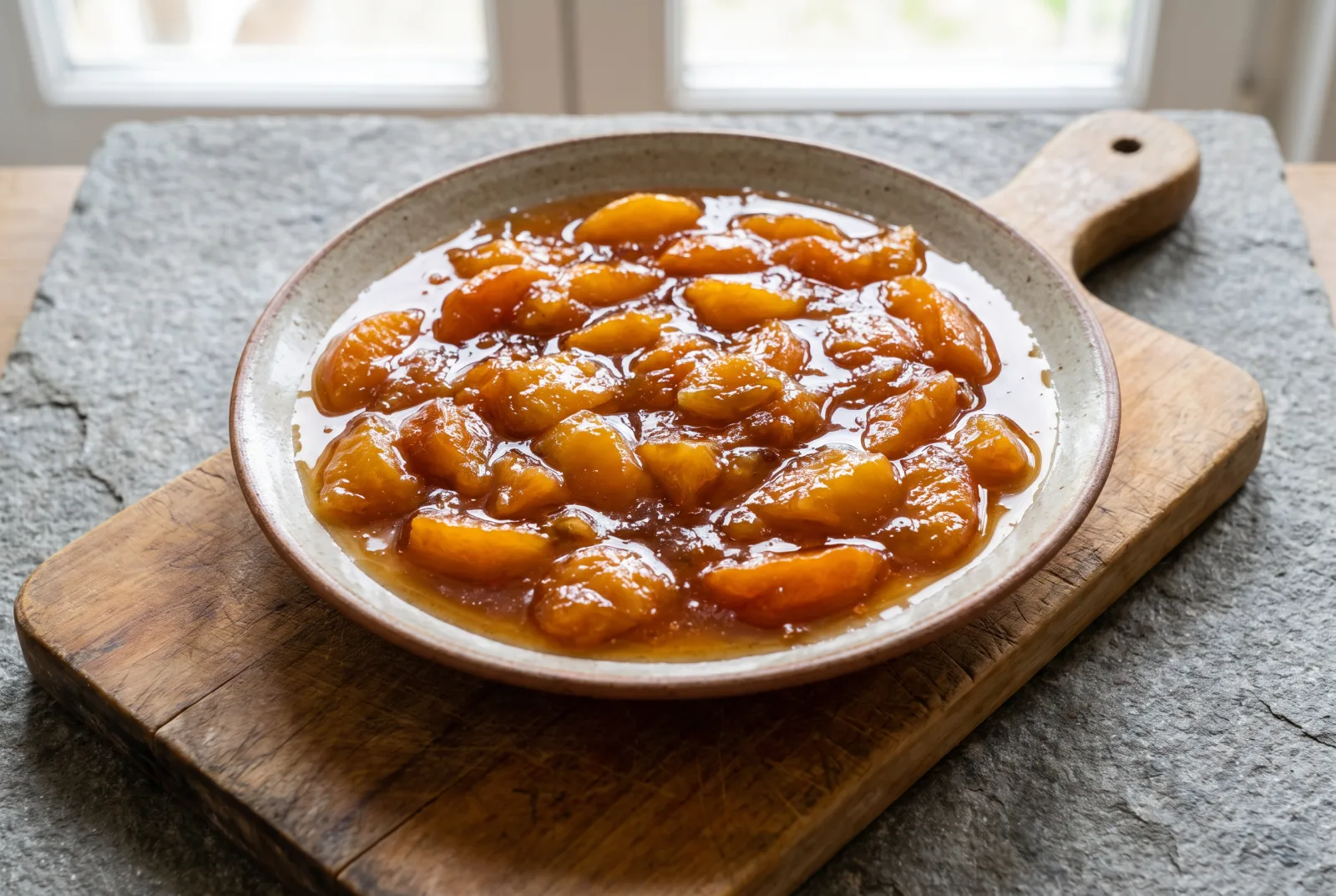 Peach Preserves | Homemade Recipe with Fruit Slices
