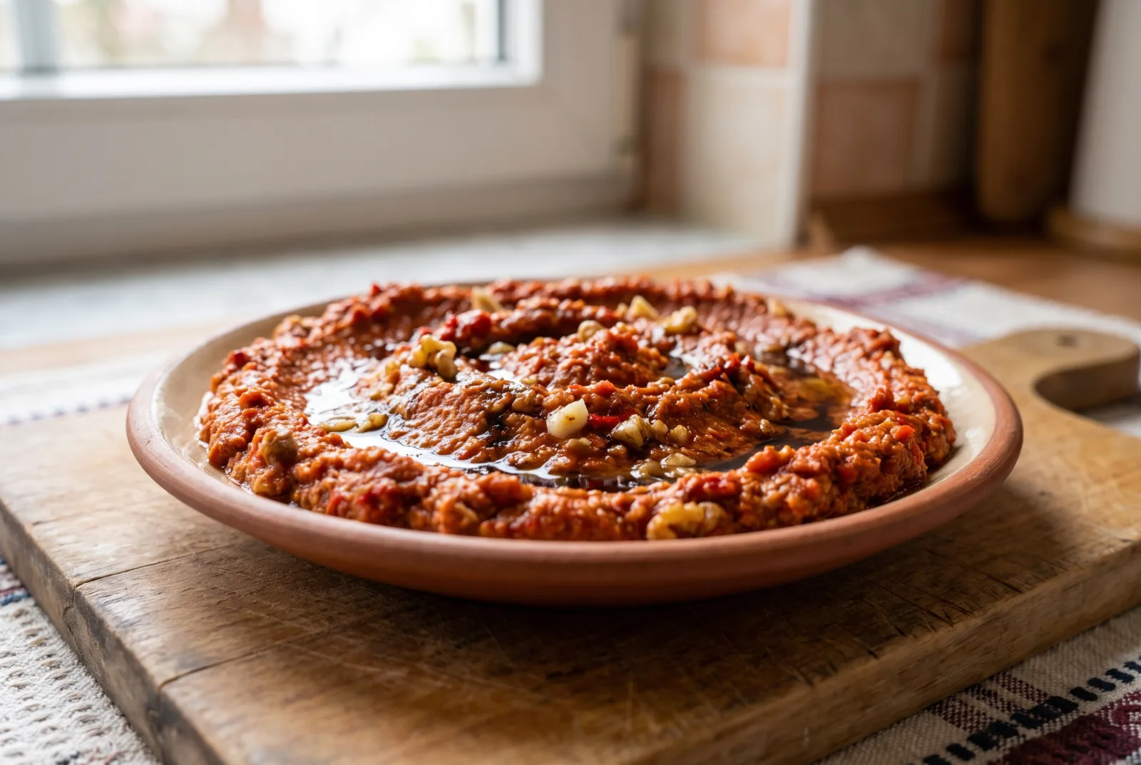Muhammara | Antakya-Style Walnut and Roasted Red Pepper Dip