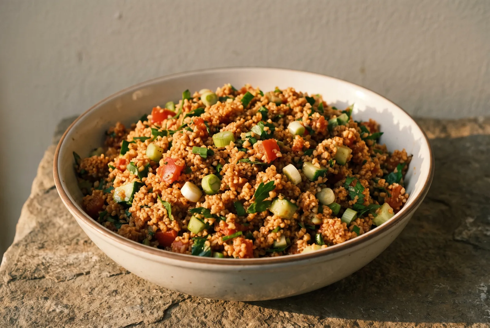 Kisir | Spicy Turkish Bulgur Salad