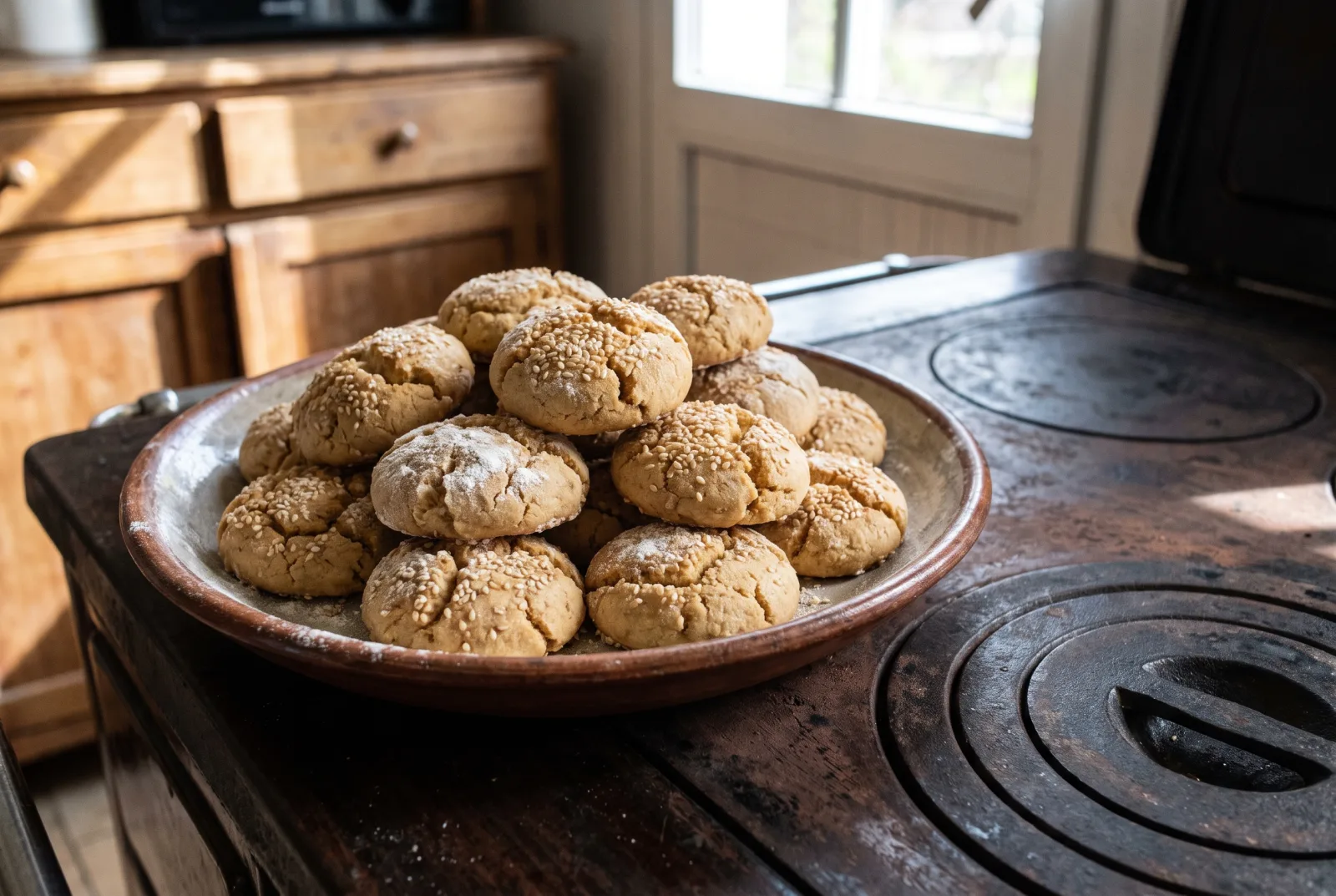 Layered Tahini Cookies | Vegan Recipe