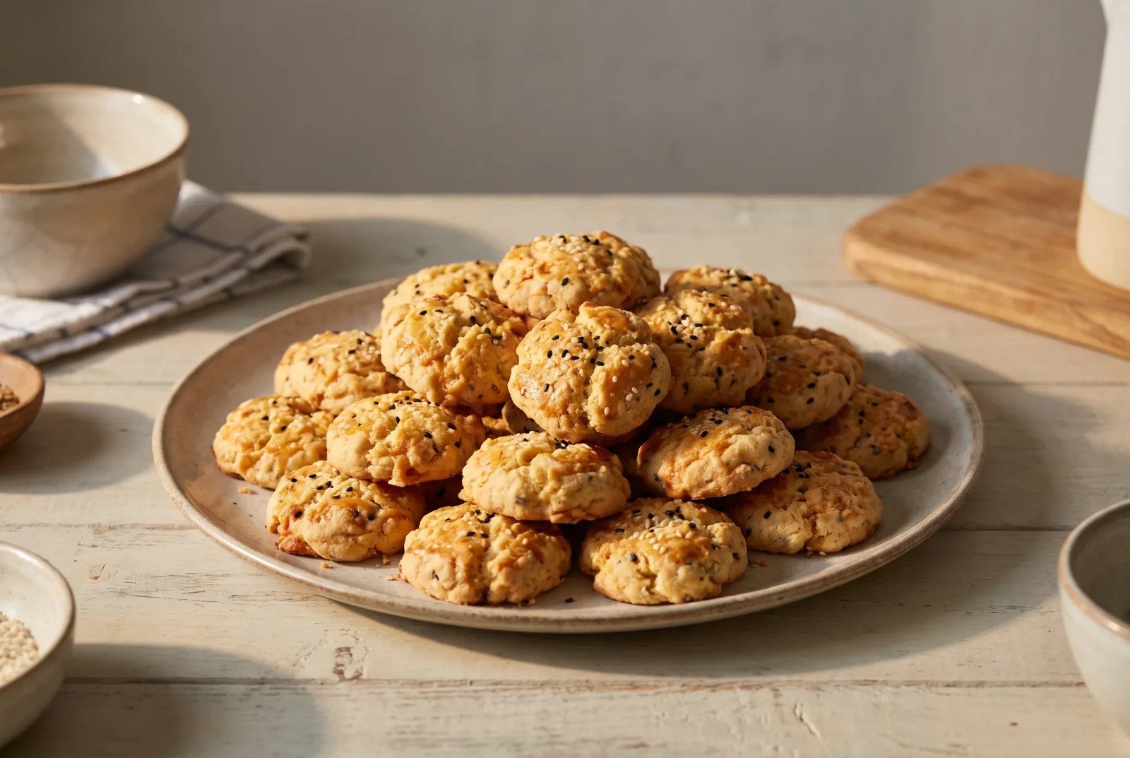 Savory Cheese Cookies | Nigella Seed Cookies