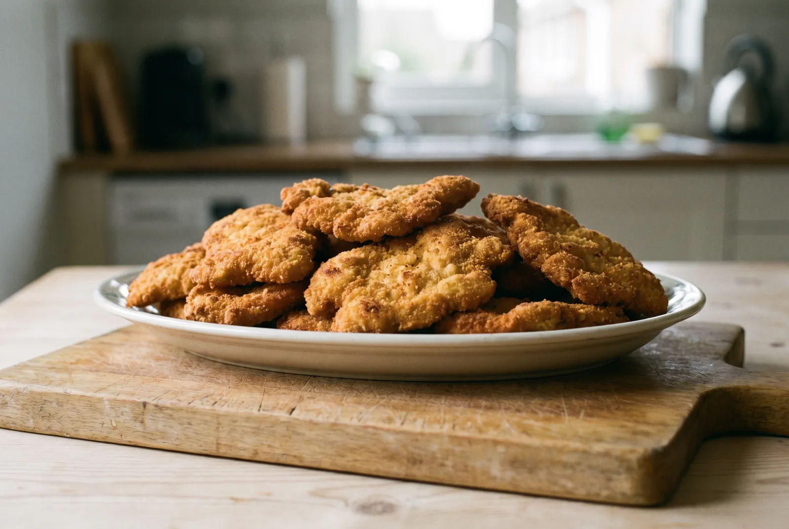 Chicken Schnitzel | Crispy Breaded Chicken