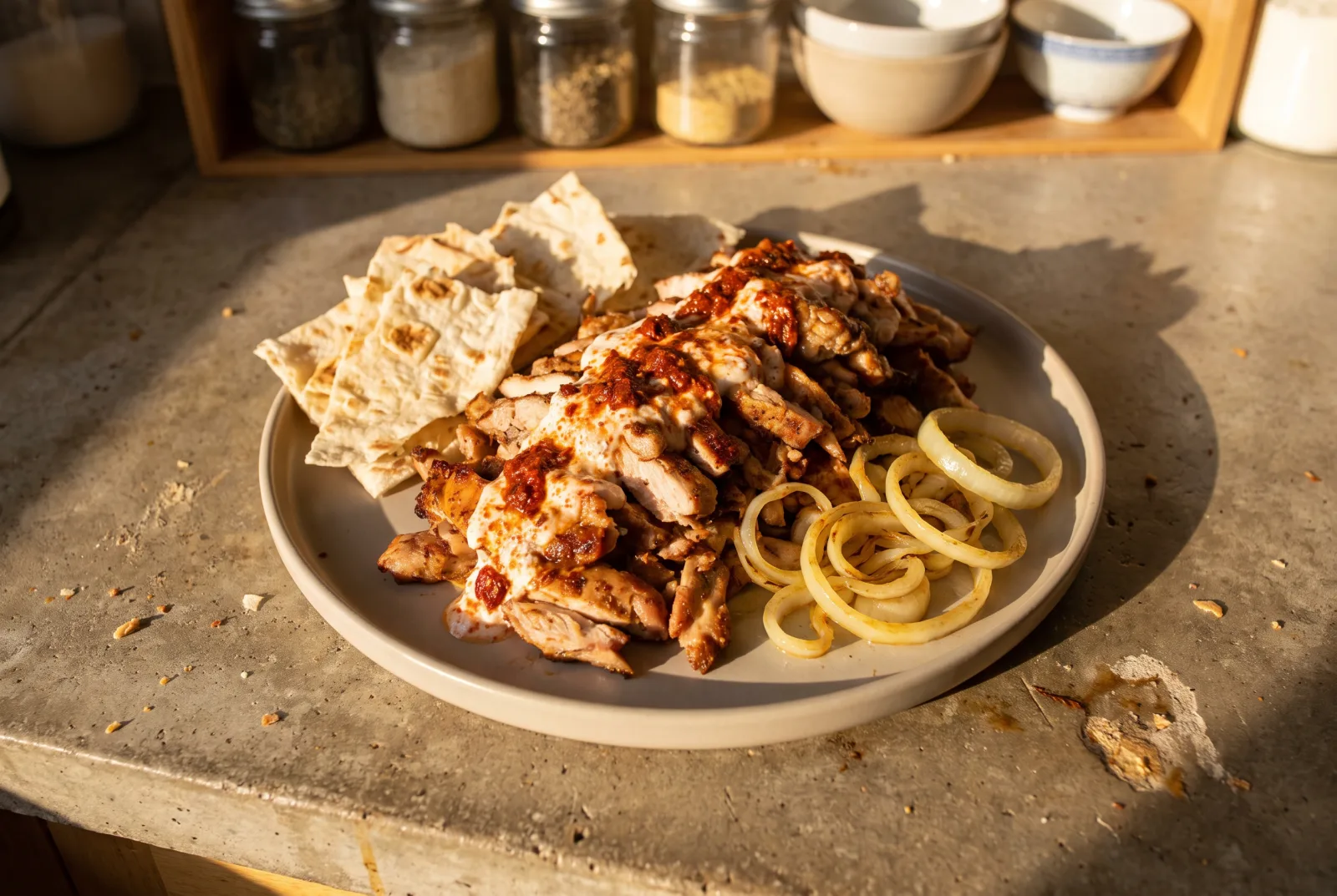 Homemade Chicken Doner | Skillet-Cooked Turkish-Style
