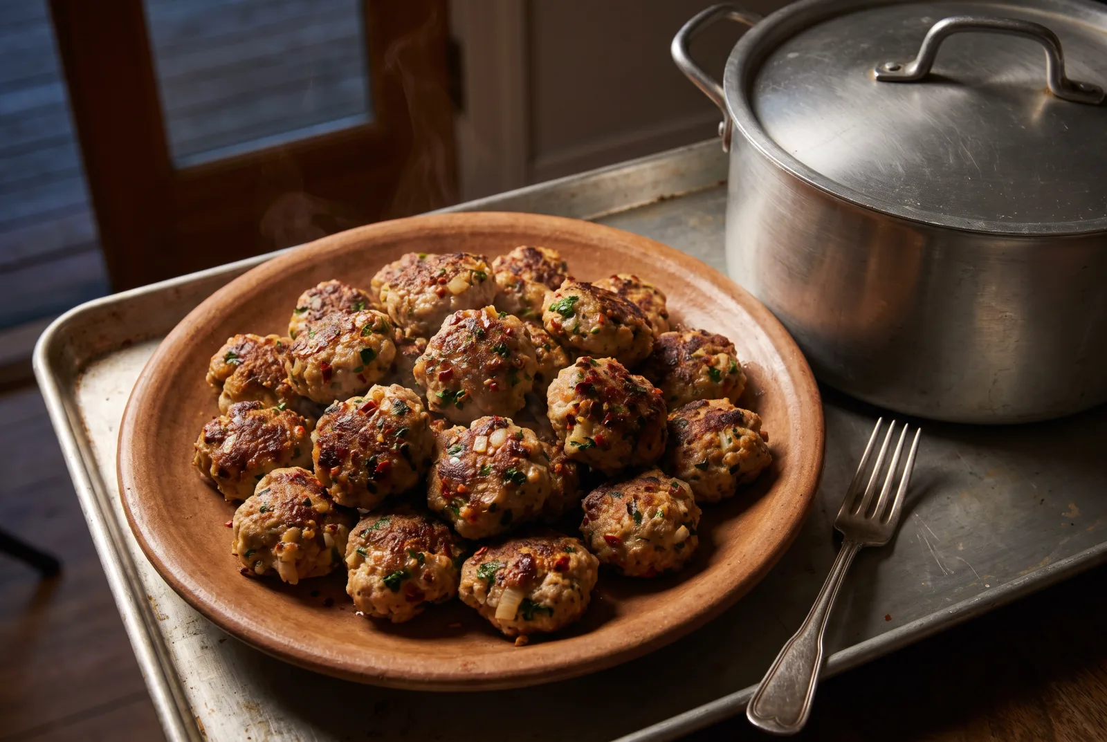 Spiced Grilled Chicken Köfte | Turkish Chicken Patties
