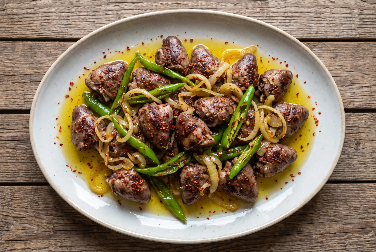 Grilled Lamb Heart Skewers