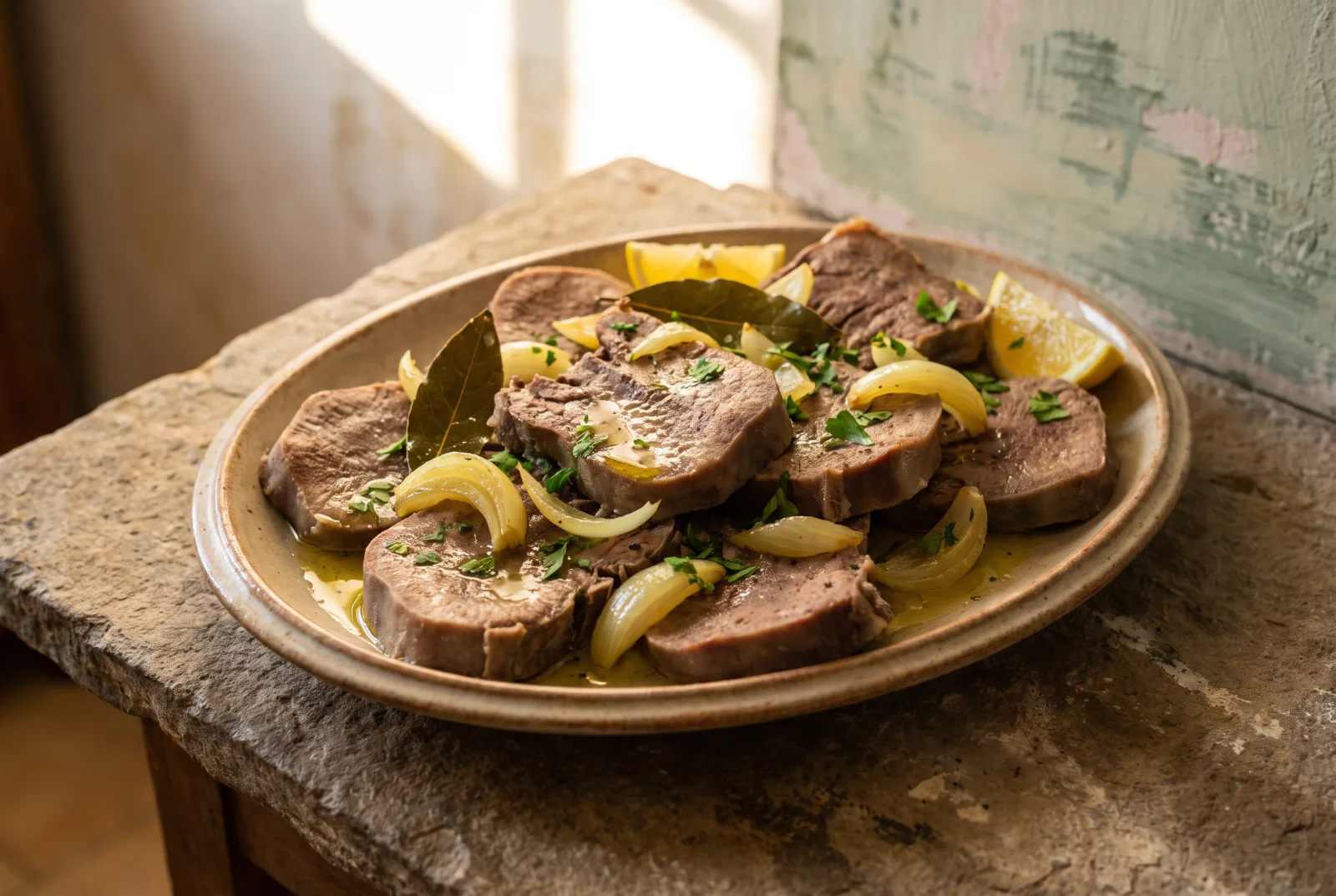 Dil Söğüş | Boiled Beef Tongue Slices