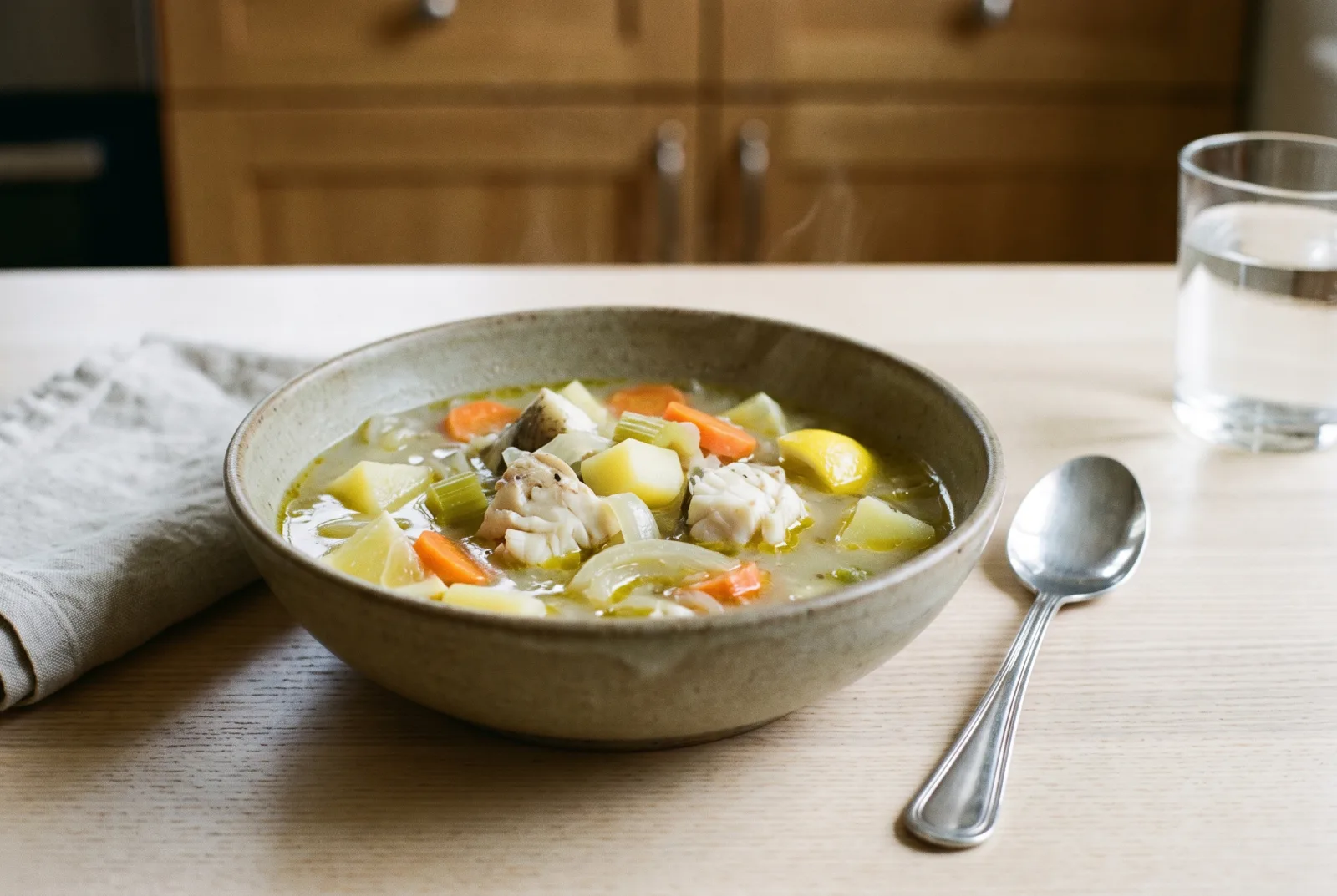 Fish Soup | Vegetable and Lemon