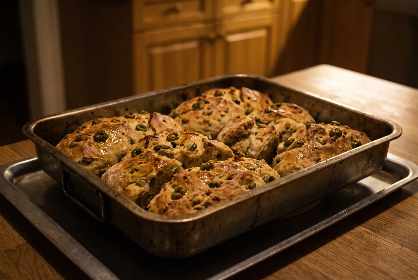 Olive Bread | Green Olive and Herb Loaf