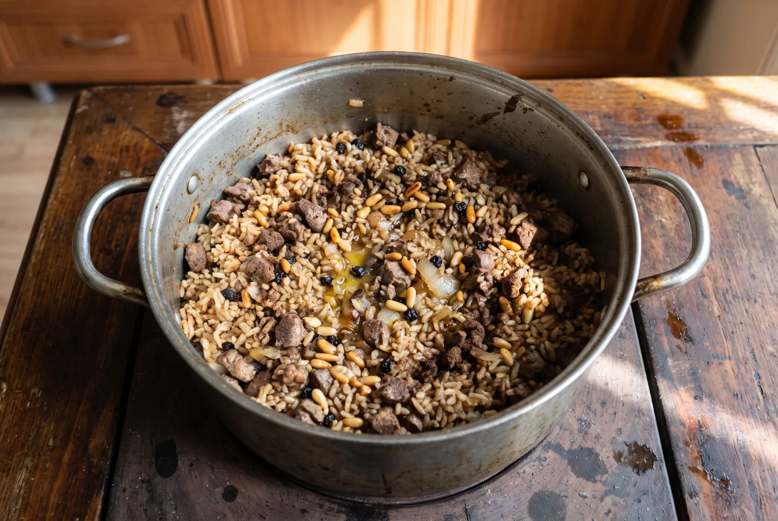 Turkish Stuffing Pilaf | Liver and Currant Rice Pilaf