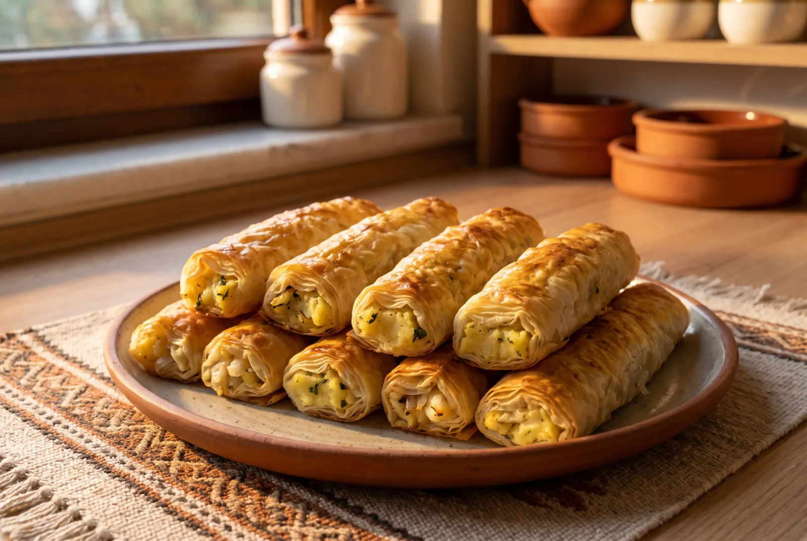 Potato Phyllo Pie | Baked Pastry with Mashed Potato Filling