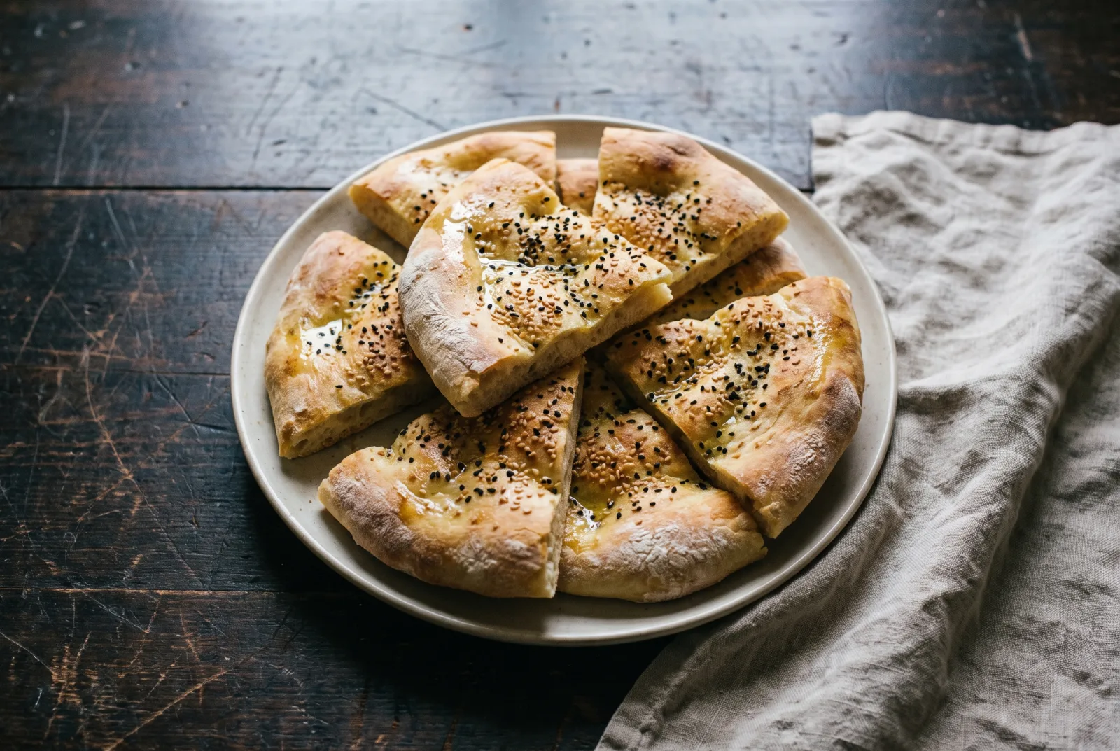 Pide Bread (Turkish-Style Oval Flatbread) | Everyday Yeasted Bread