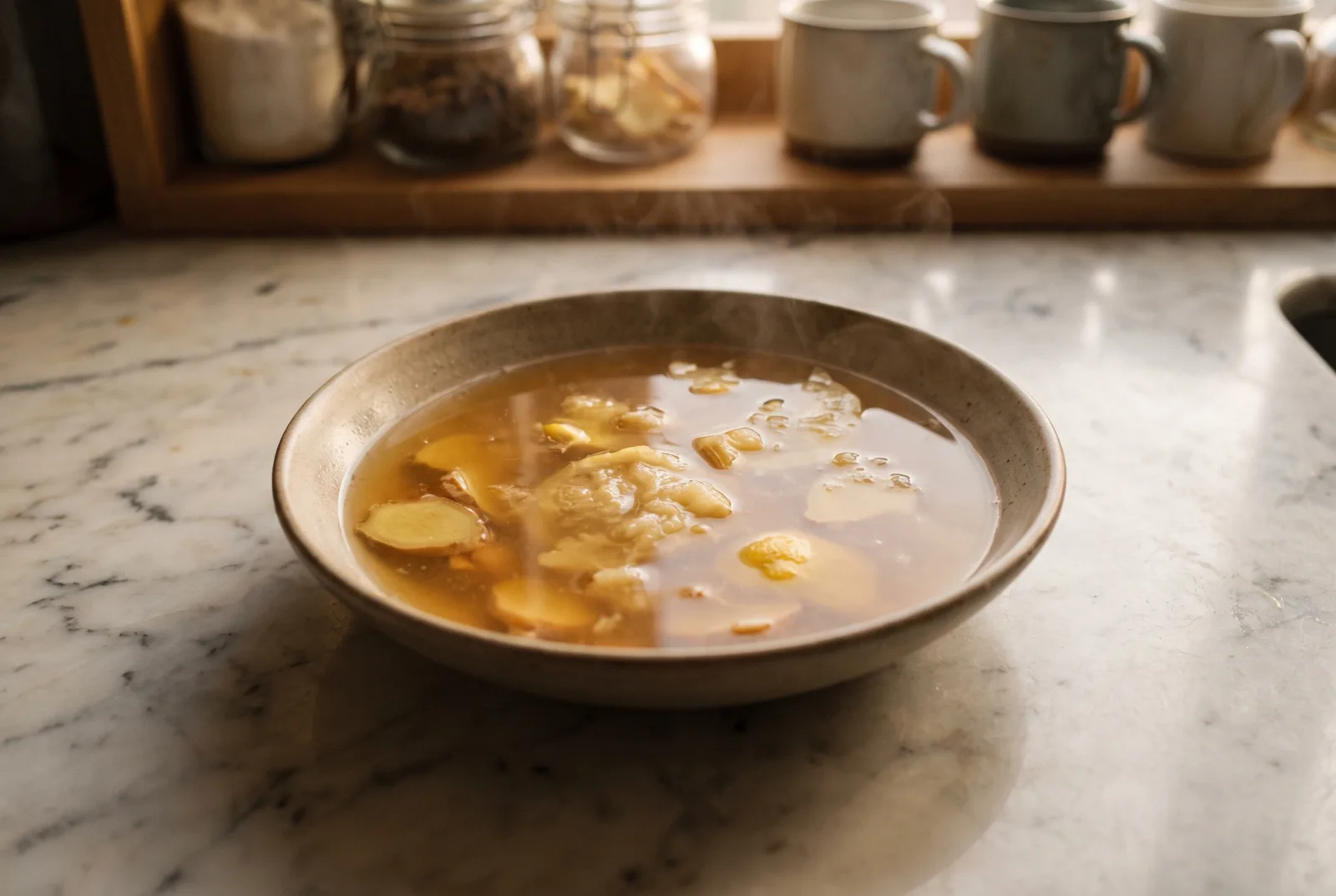Ginger Honey Lemon Tea | A Warm Winter Drink