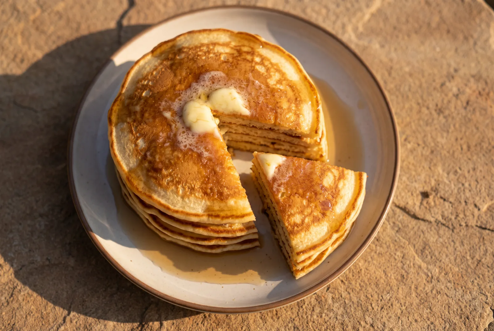 Pancakes | American-Style Breakfast with Maple Syrup