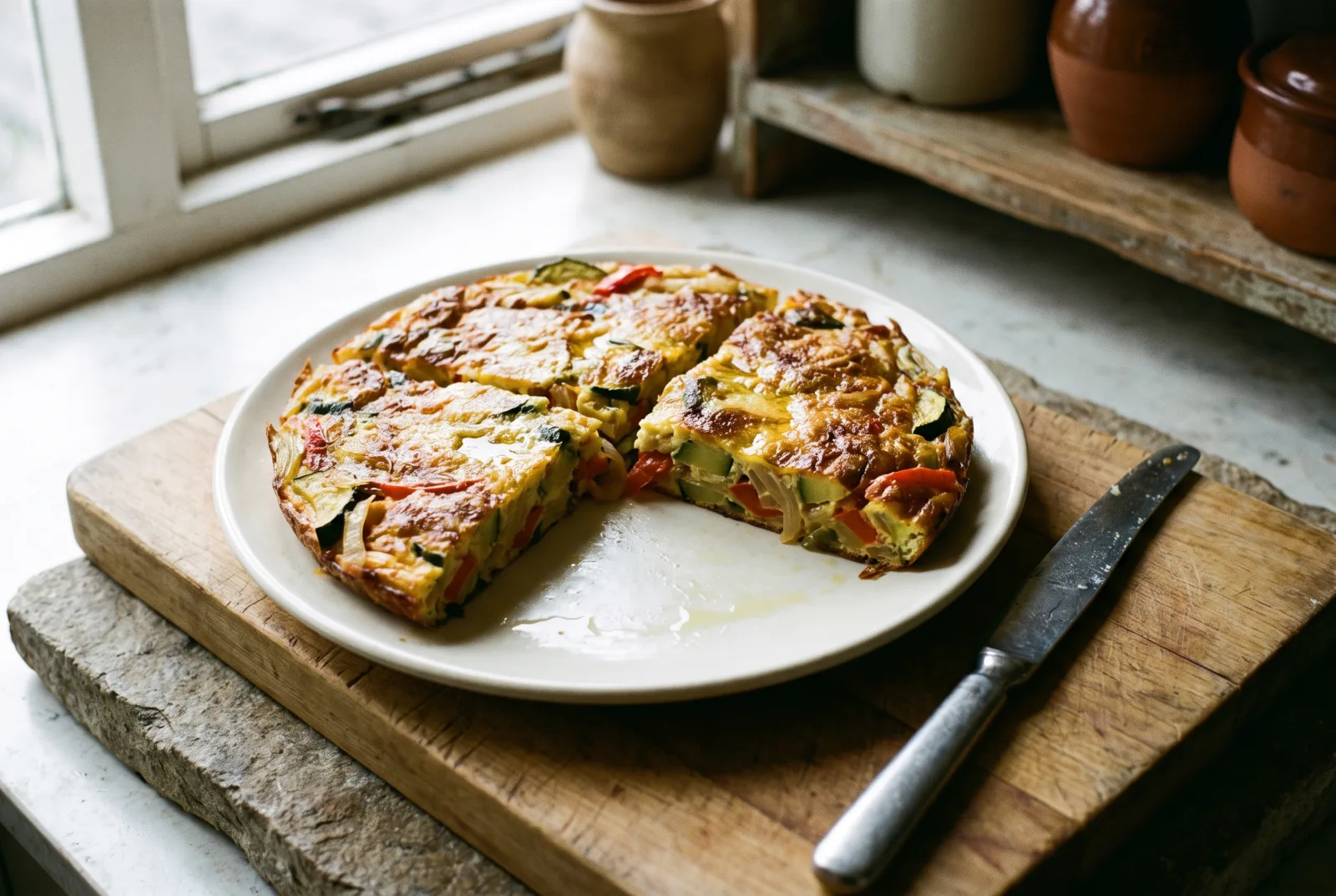Italian Frittata | Oven-Baked Vegetable Omelet