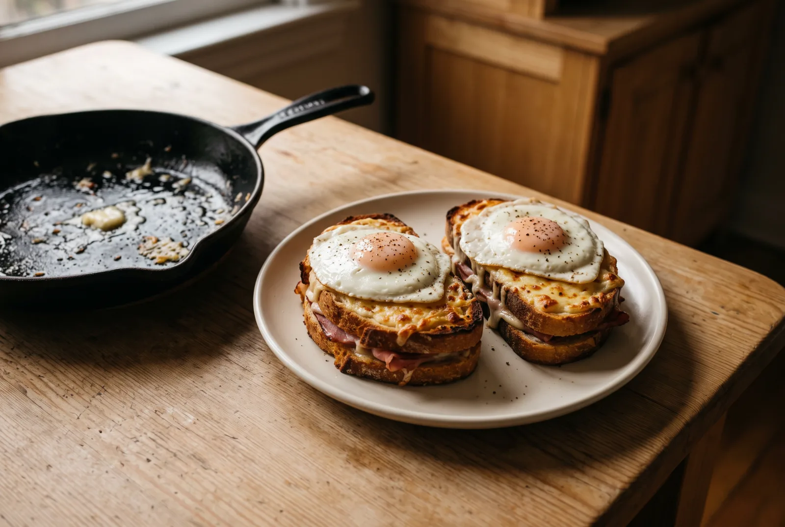 Croque Madame — French-Style Toast with Egg and Ham