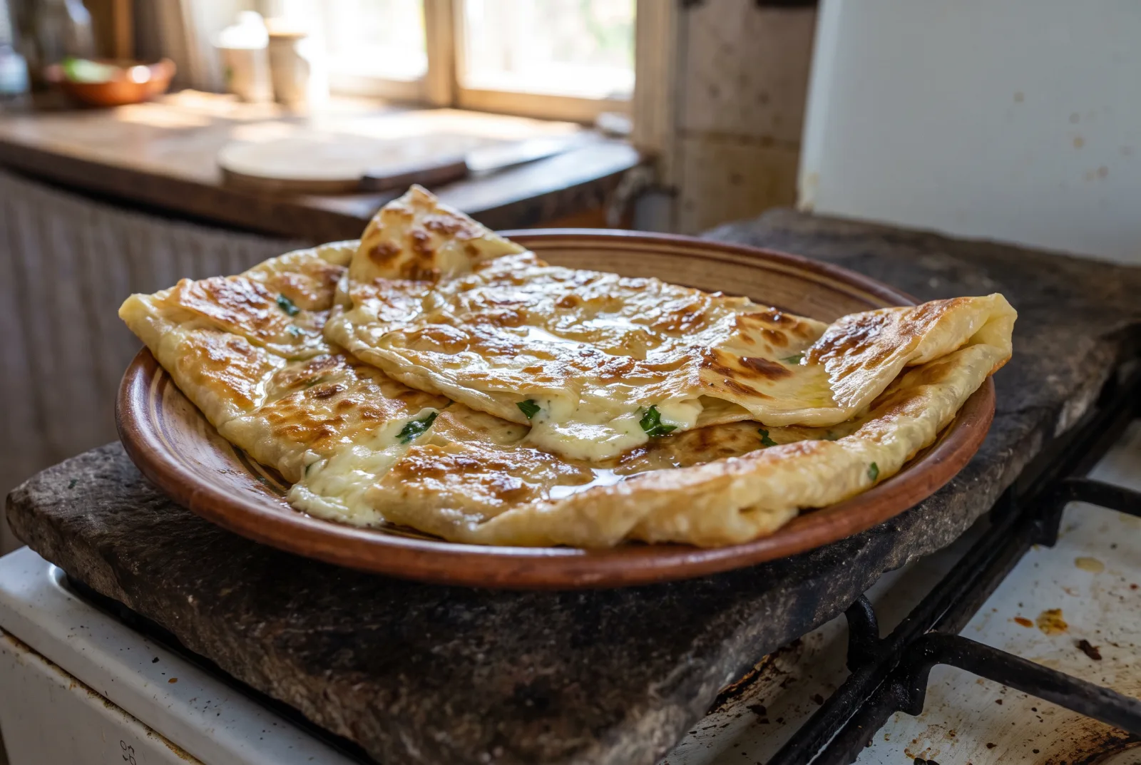 Thrace-Style Katmer | Cheese-Filled Breakfast Pastry