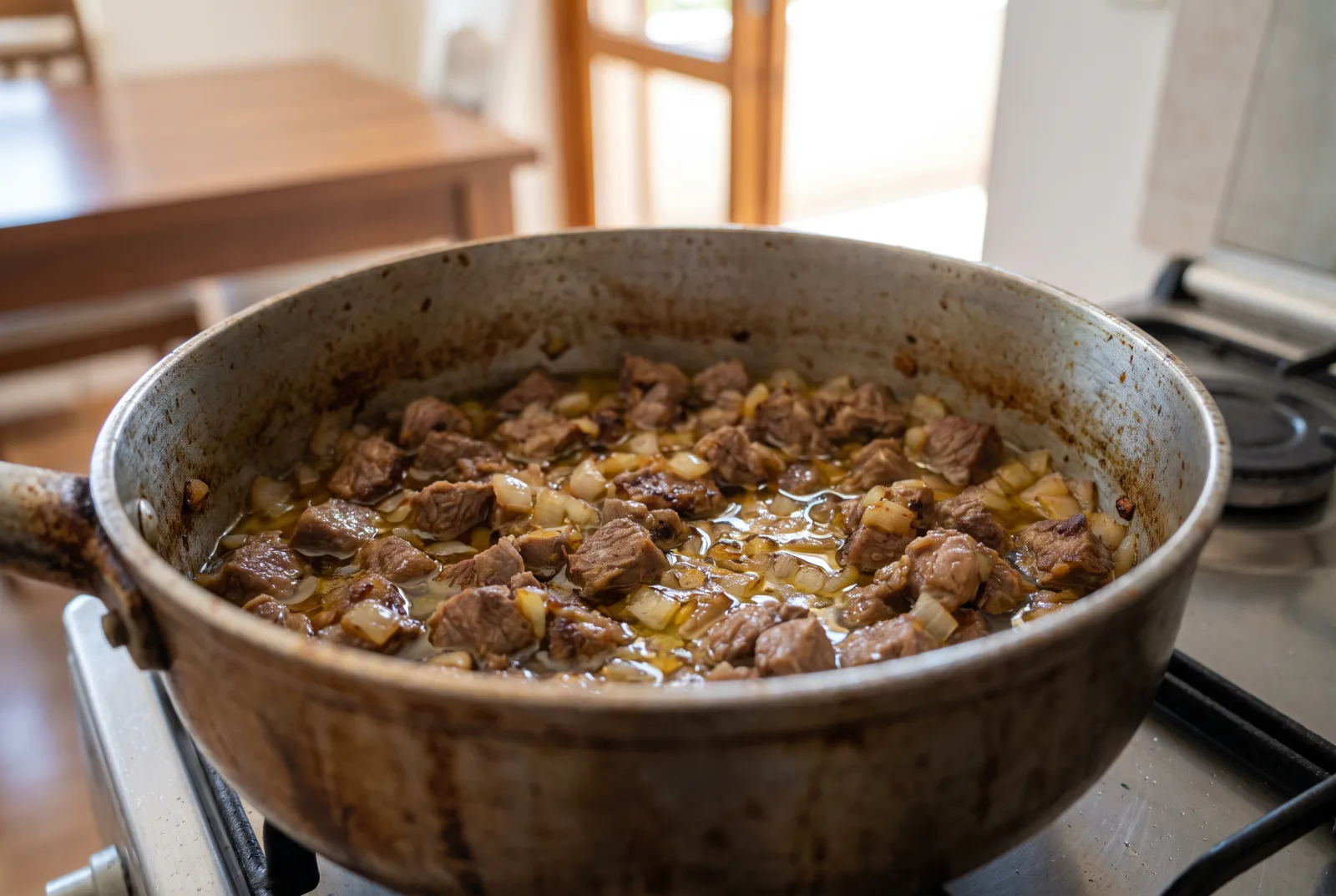Turkish-Style Beef Kavurma with Onions