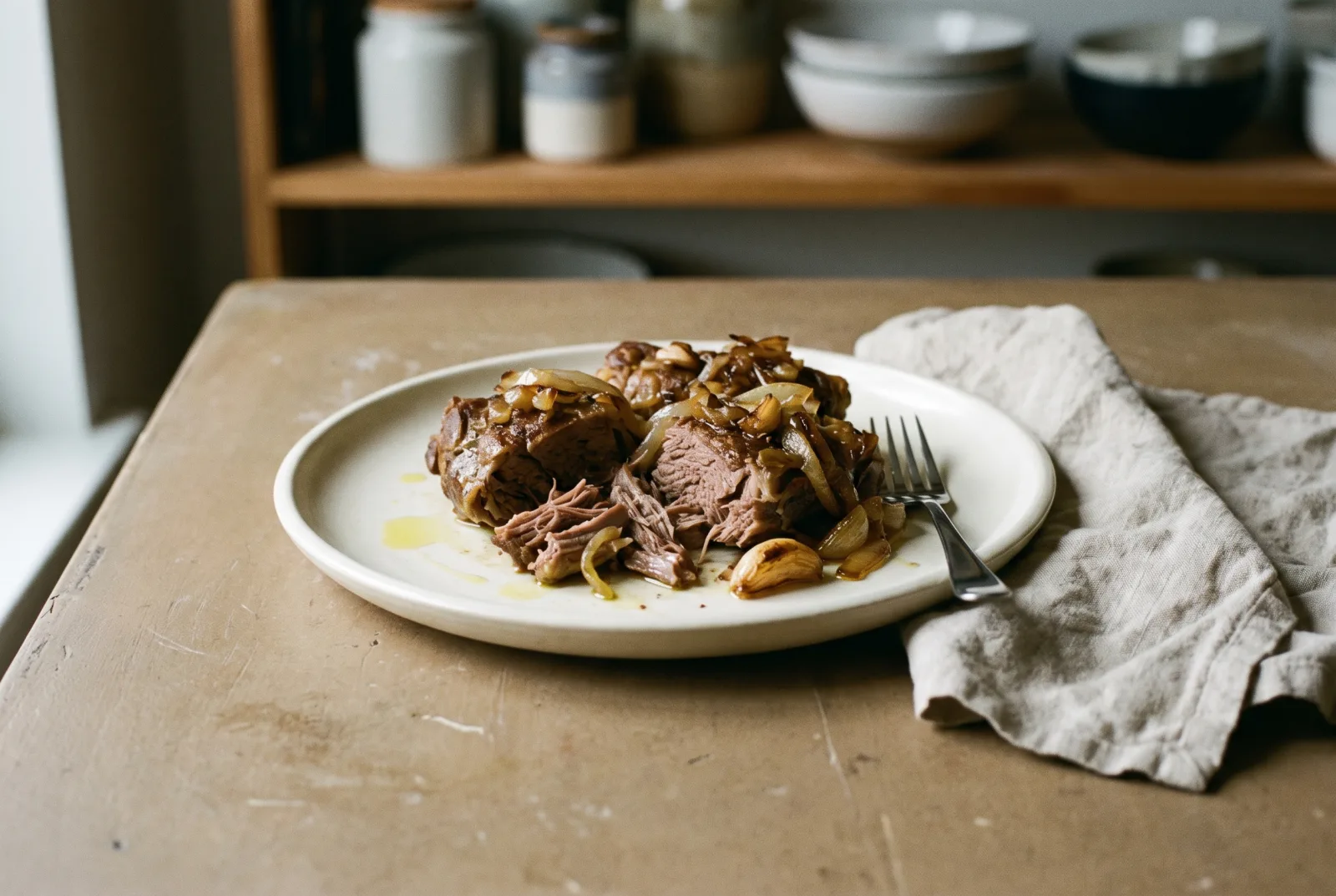Kuzu Kürek Kavurma (Thyme-Braised Lamb Shoulder)