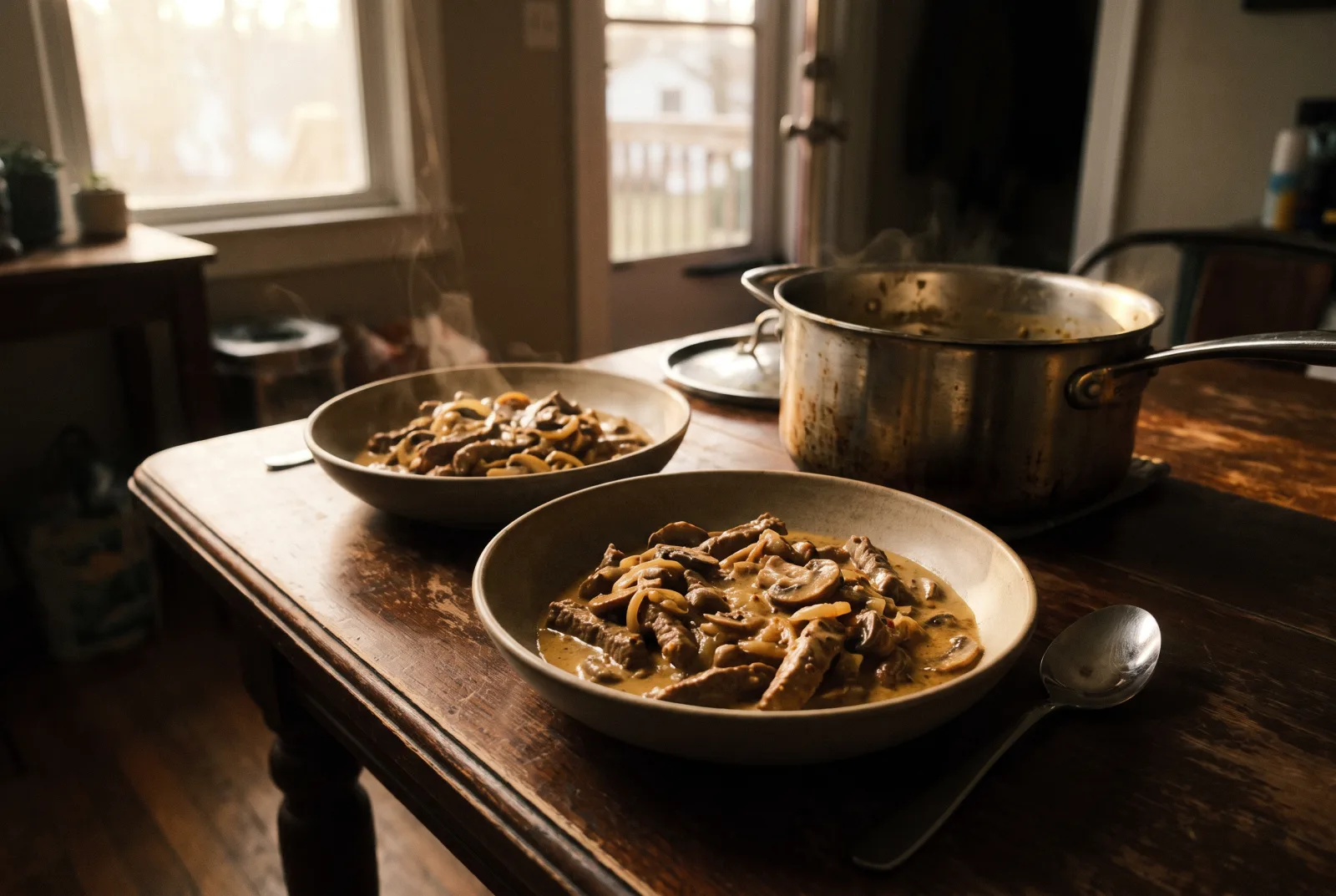Beef Stroganoff | Creamy Mushroom Skillet