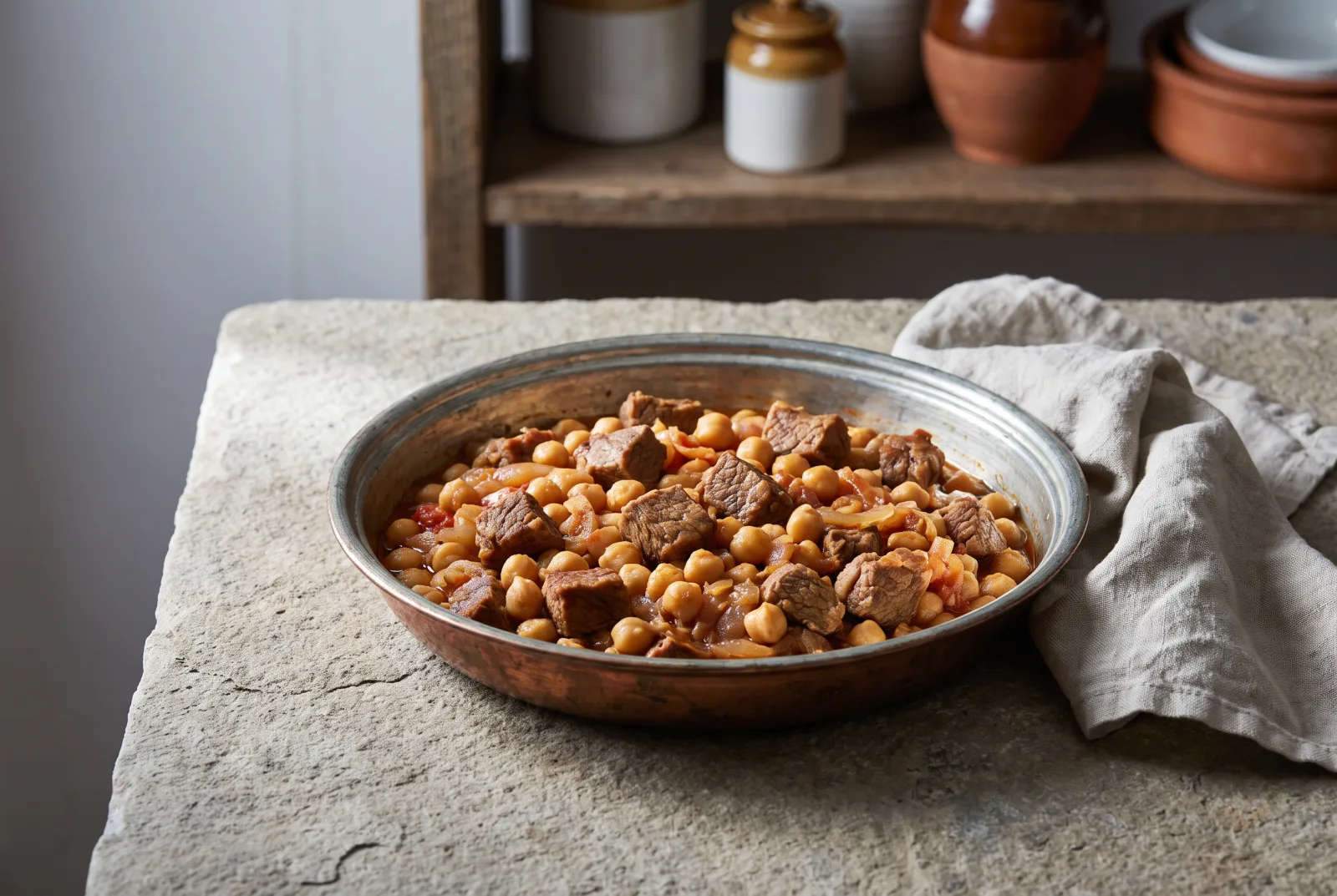 Turkish Lamb and Chickpea Stew | Classic Onion Pot