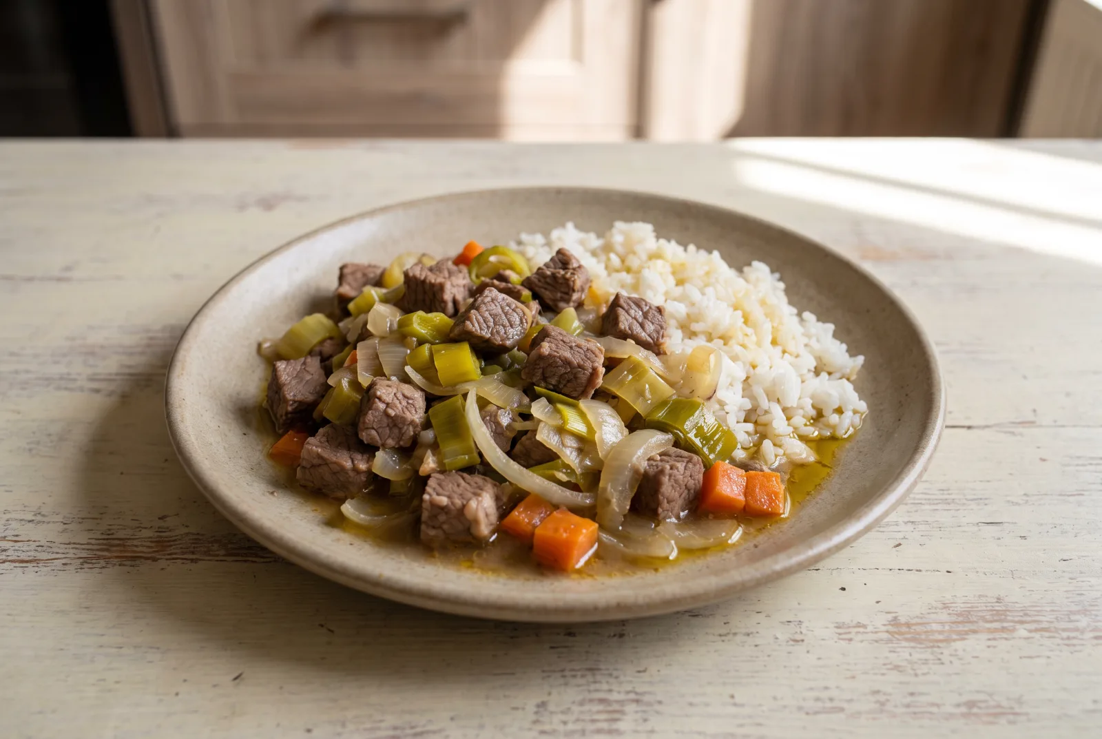 Beef and Leek Stew | Winter Olive Oil Dish