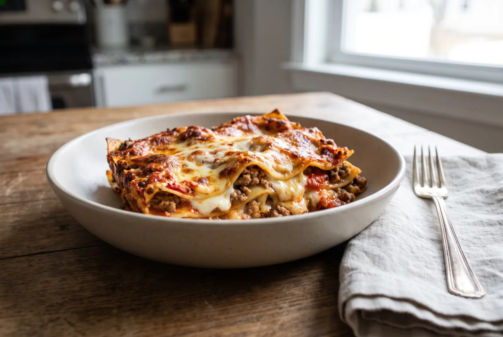 Baked Lasagna — Italian Classic with Ground meat and Béchamel