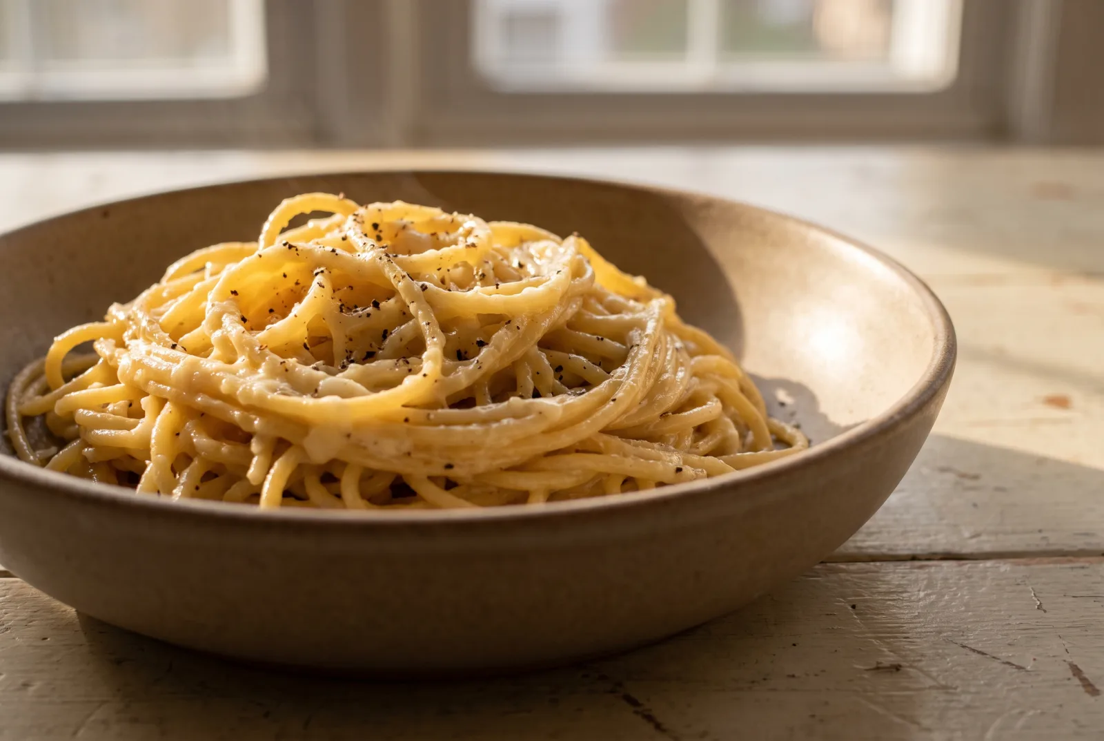 Cacio e Pepe | Pecorino and Black Pepper Spaghetti