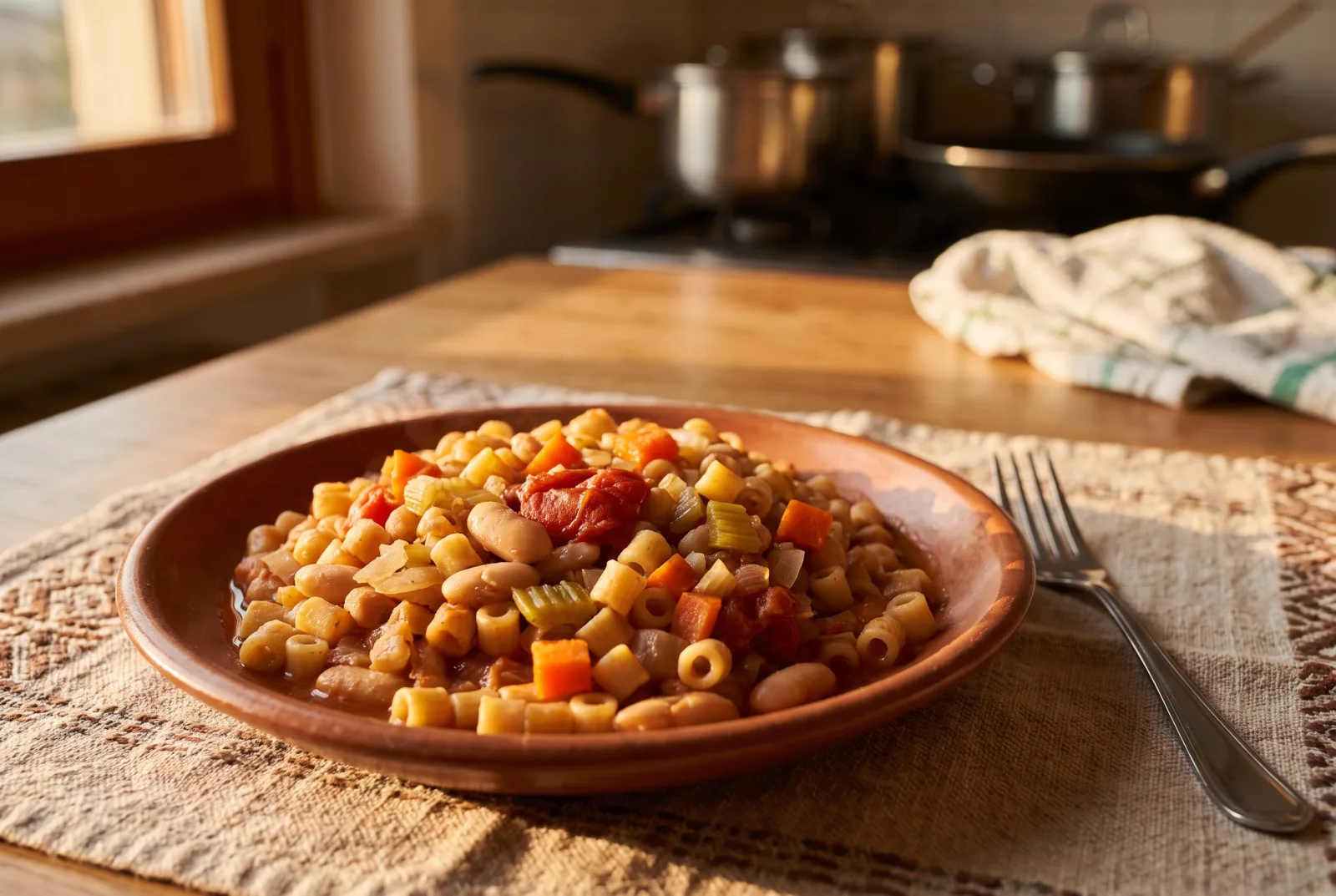 Pasta e Fagioli (Italian Bean Pasta)