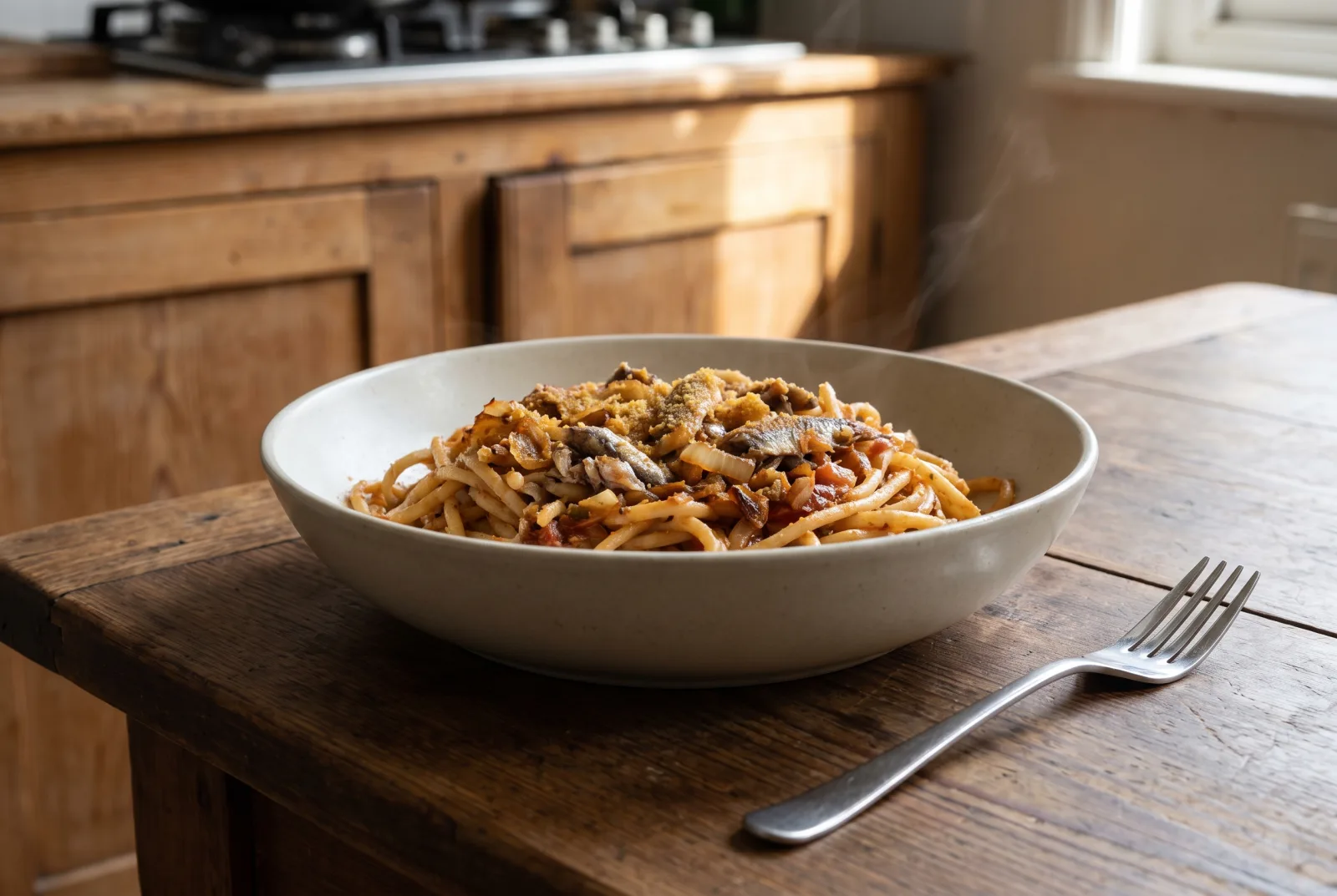 Anchovy Pasta | Black Sea-Style Pasta with Anchovy Sauce