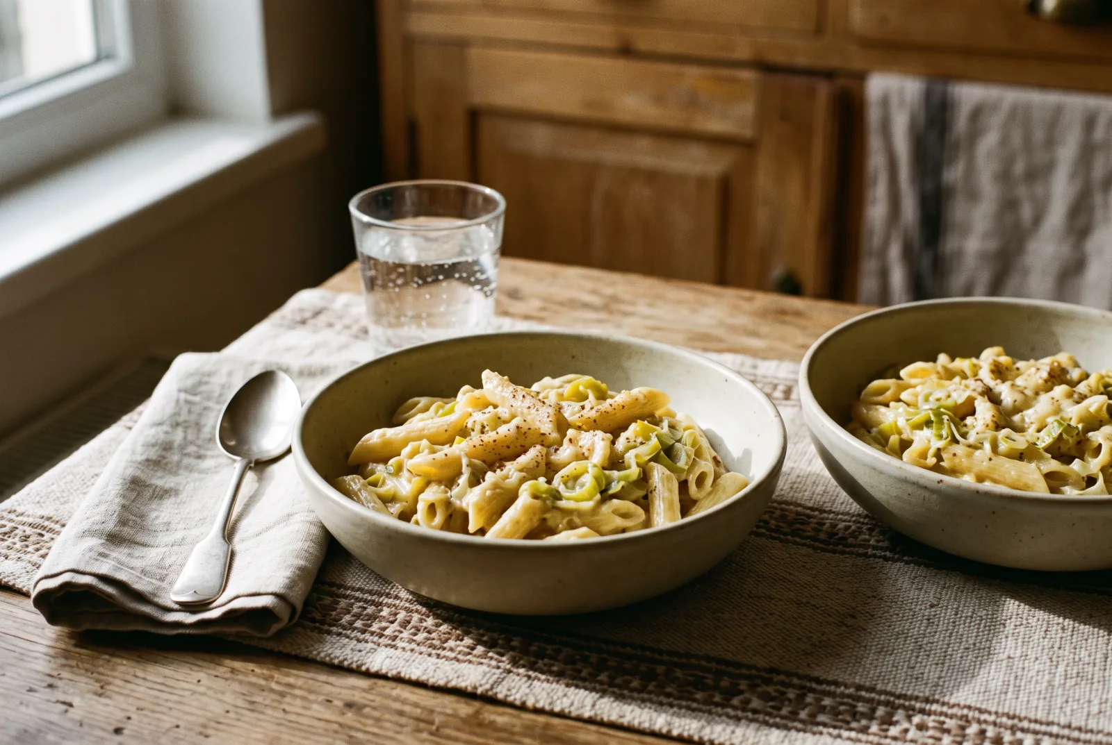 Creamy Leek Pasta | Simple Vegetable Sauce